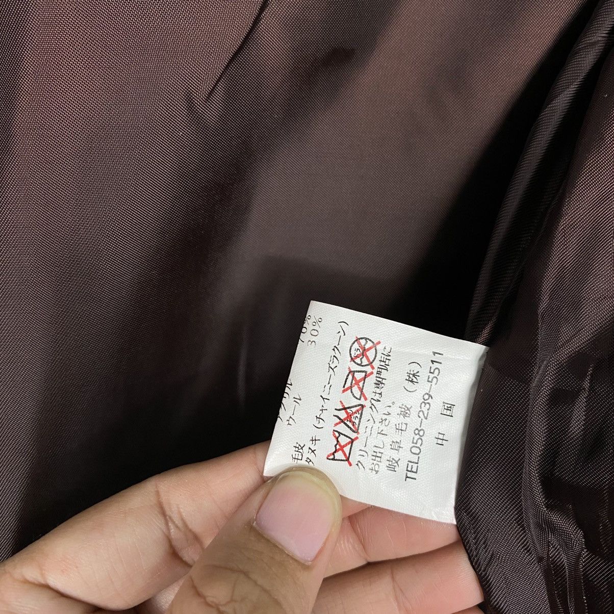 Japanese Brand 📌Vintage Cropped Leather Jacket Unbranded Mink Fur Collar Size US M / EU 48-50 / 2 - 22 Thumbnail