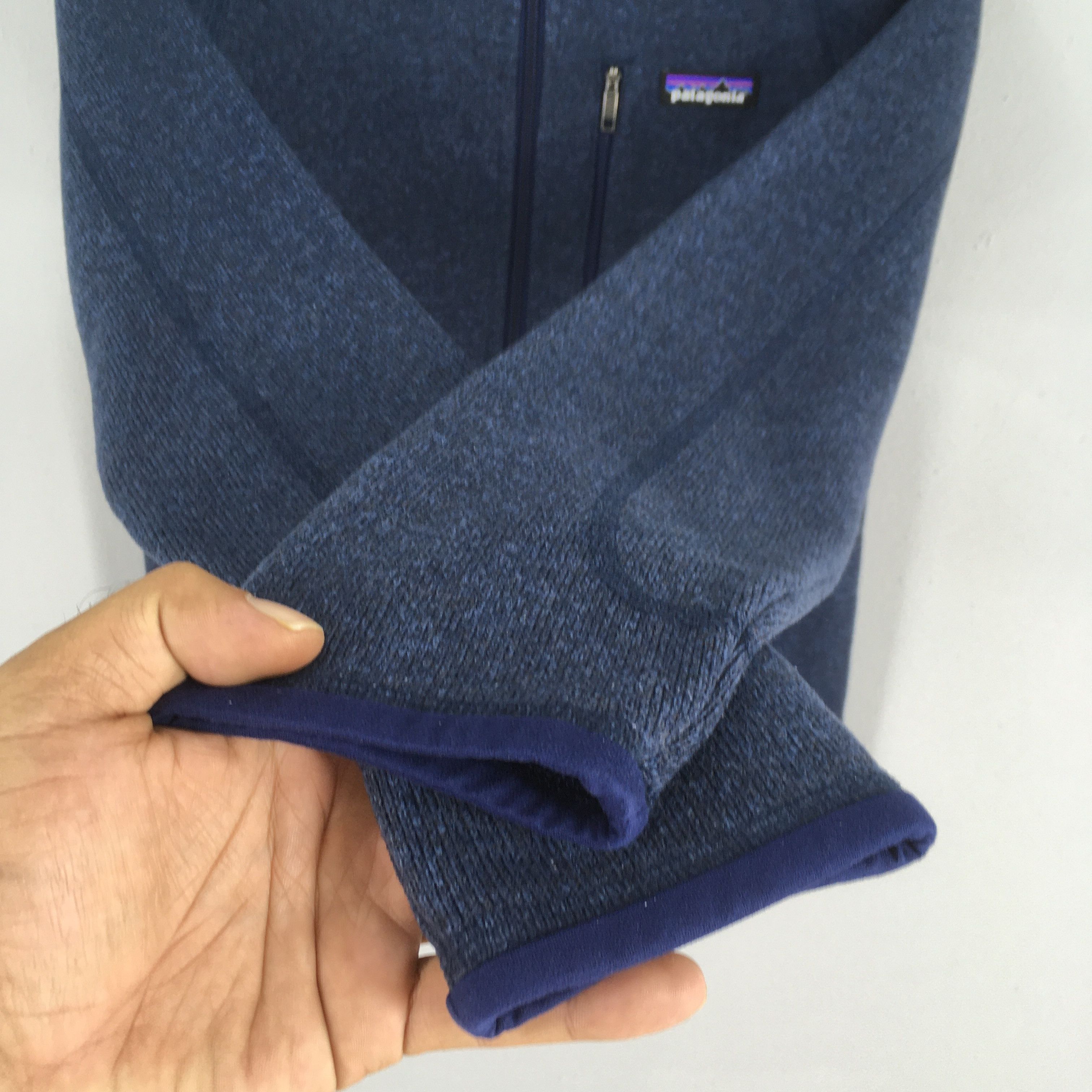Patagonia × Vintage Vintage Patagonia Blue Zipper Fleece Sweatshirt XSmall Size US XS / EU 42 / 0 - 4 Thumbnail
