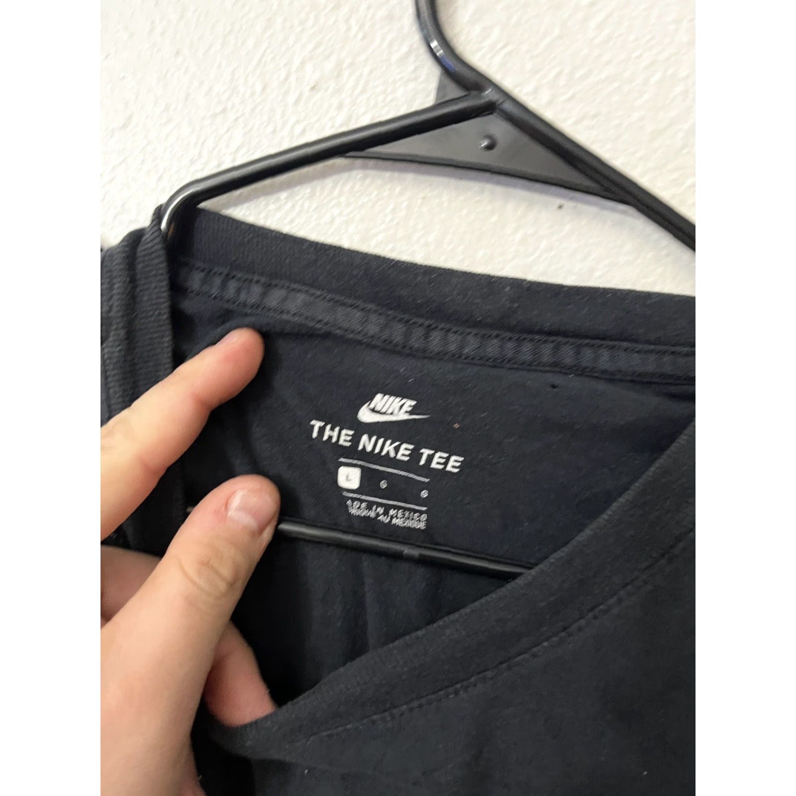 Nike Nike Tee Adult Large Black Short Sleeve Crewneck T-shirt Logo Dri-Fit Men Shirt Regular Size US L / EU 52-54 / 3 - 4 Thumbnail