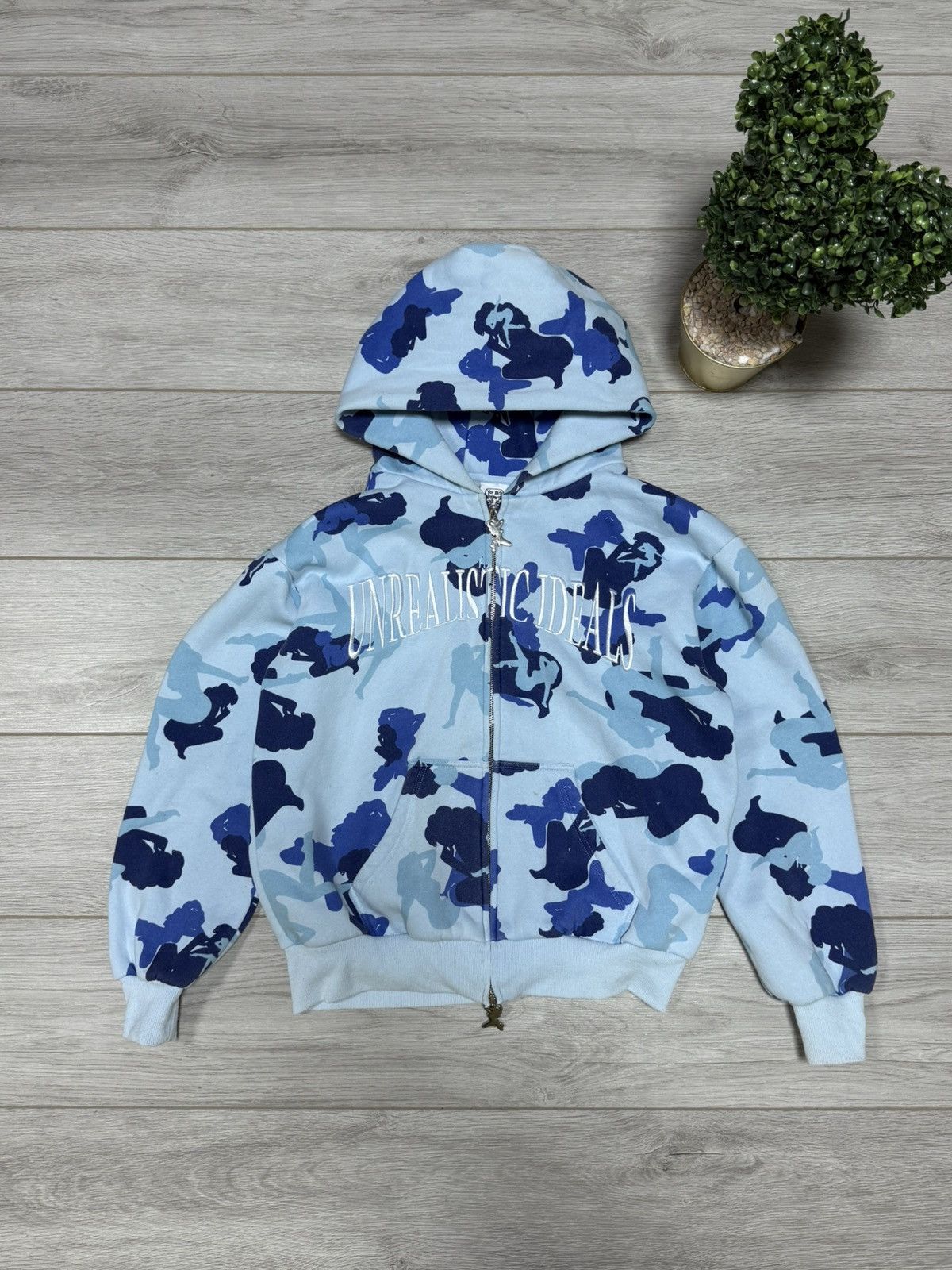 Named Collective Named Collective Unrealistic Ideals zip camo monogram hoodie Size US S / EU 44-46 / 1 - 1 Thumbnail