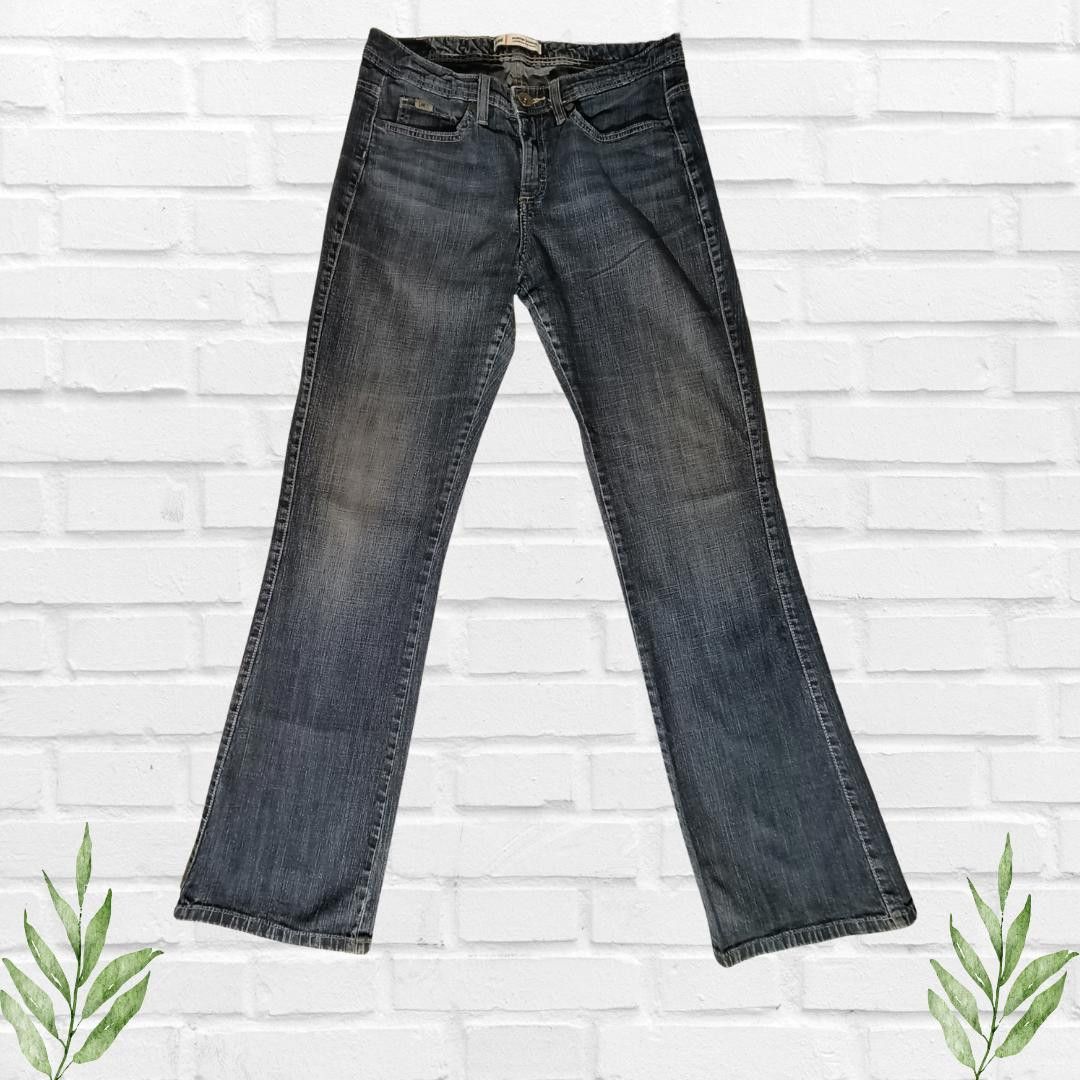 Lee Lee Women's Bootcut Lower on the Waist Blue Denim Size 8 Size 30" / US 8 / IT 44 - 2 Thumbnail