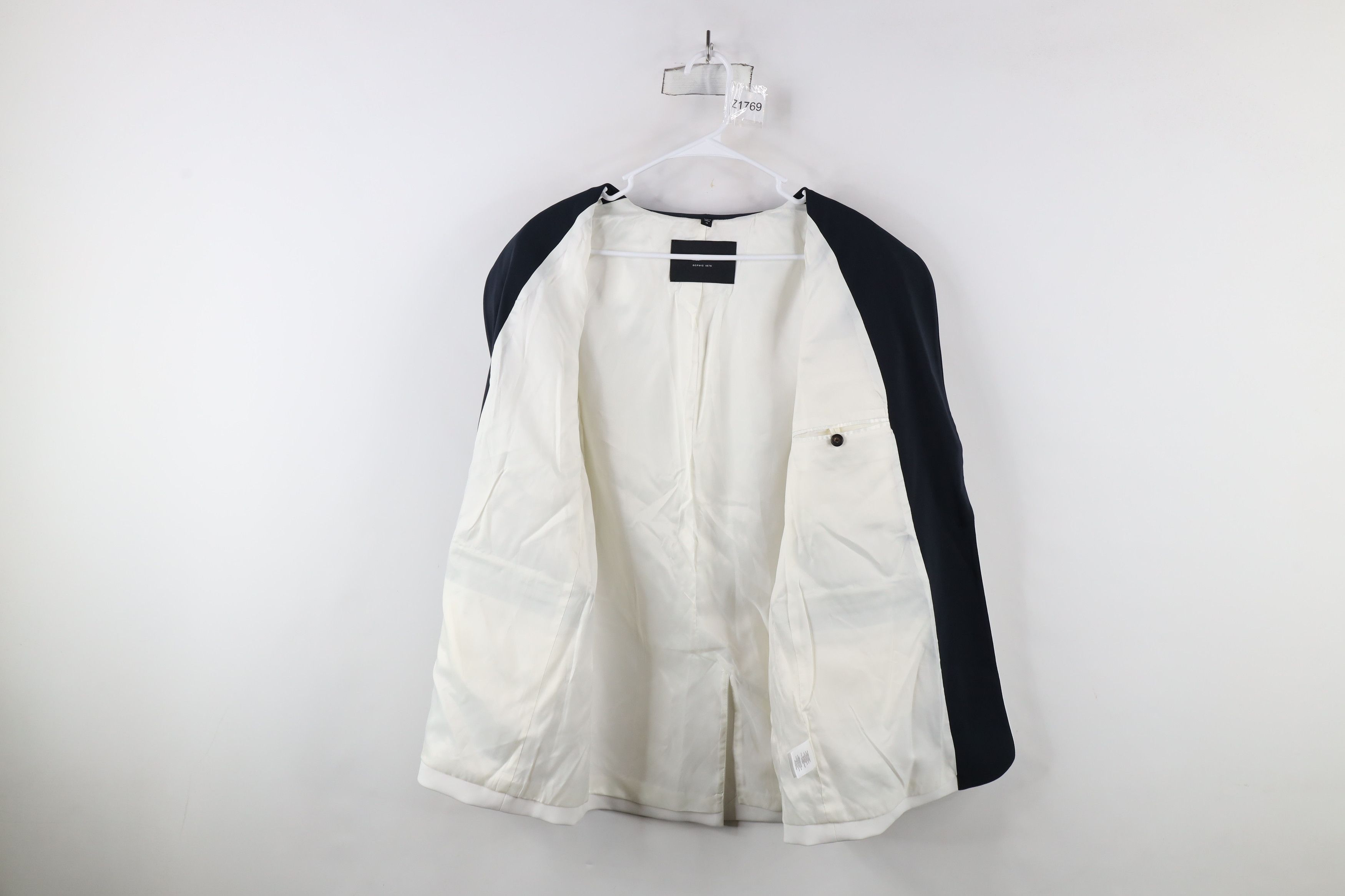 Equipment × Vintage New Equipment Femme Depuis One Button Blazer Jacket White Size XL / US 12-14 / IT 48-50 - 12 Thumbnail