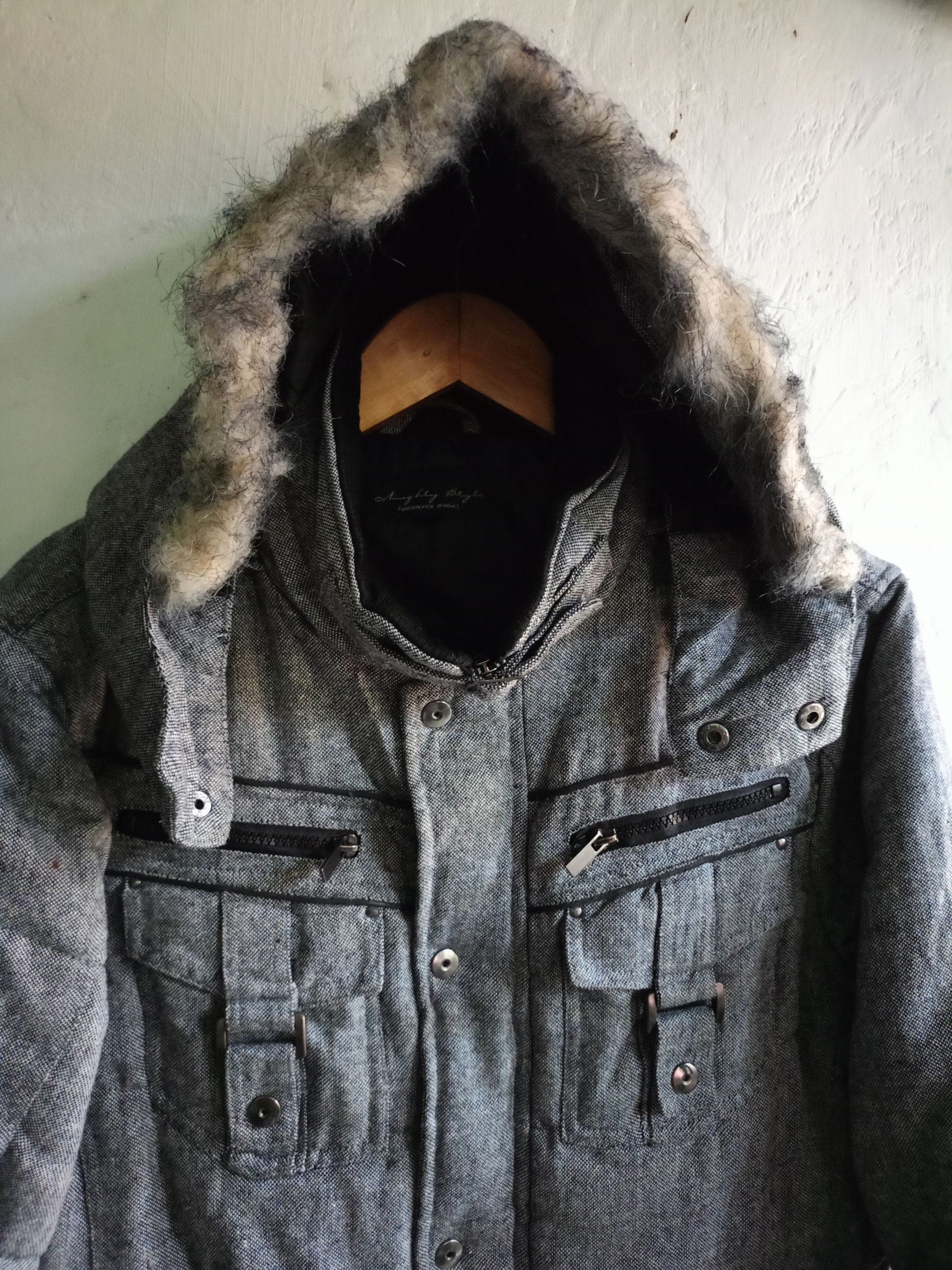 If Six Was Nine × Japanese Brand × Le Grande Bleu (L.G.B.) Nanghty Fur jacket style ifsixwasnine Lgb Size US L / EU 52-54 / 3 - 3 Thumbnail