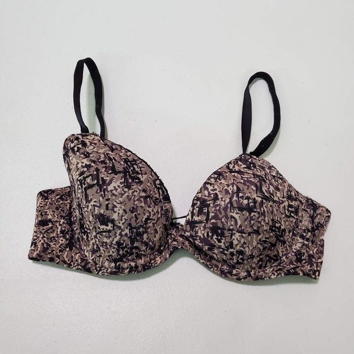 Calvin Klein Calvin Klein Women Bra 34C Purple Abstract Print Push