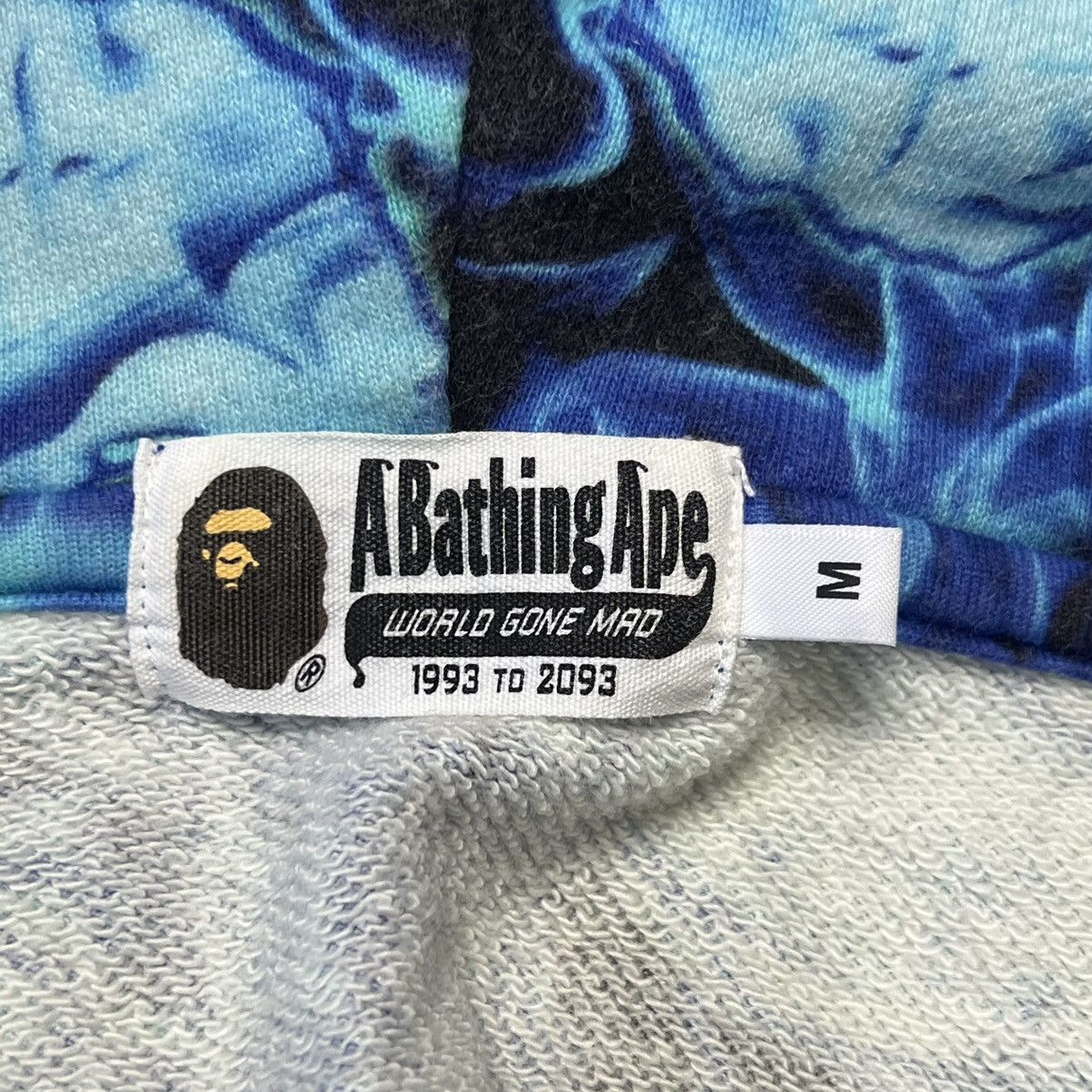Bape Bape Flame Camo Full Shark Zip Hoodie Size US M / EU 48-50 / 2 - 8 Thumbnail