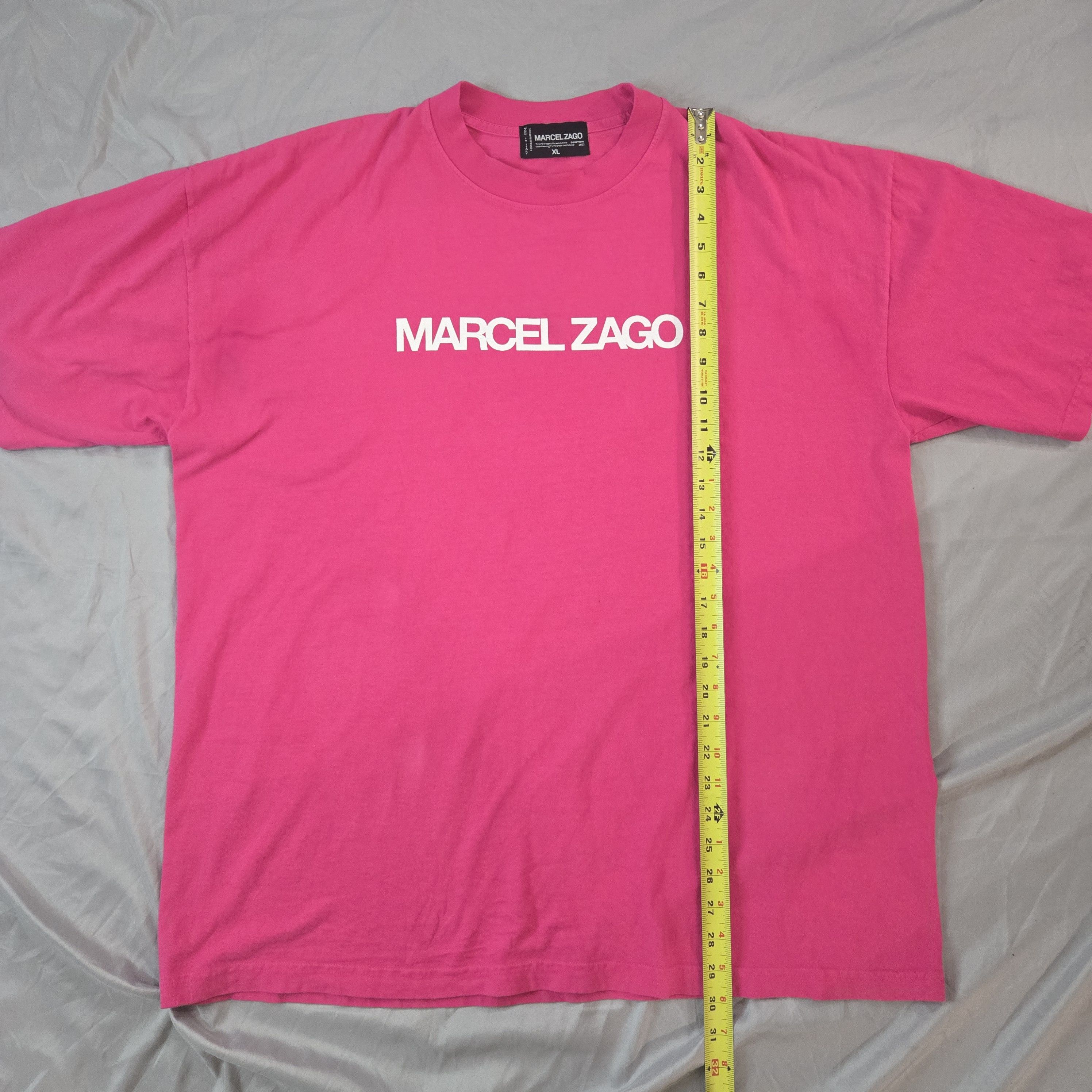 Asspizza × Marcel Zago Pink Marcel Zago Logo T-Shirt Size US XL / EU 56 / 4 - 5 Thumbnail