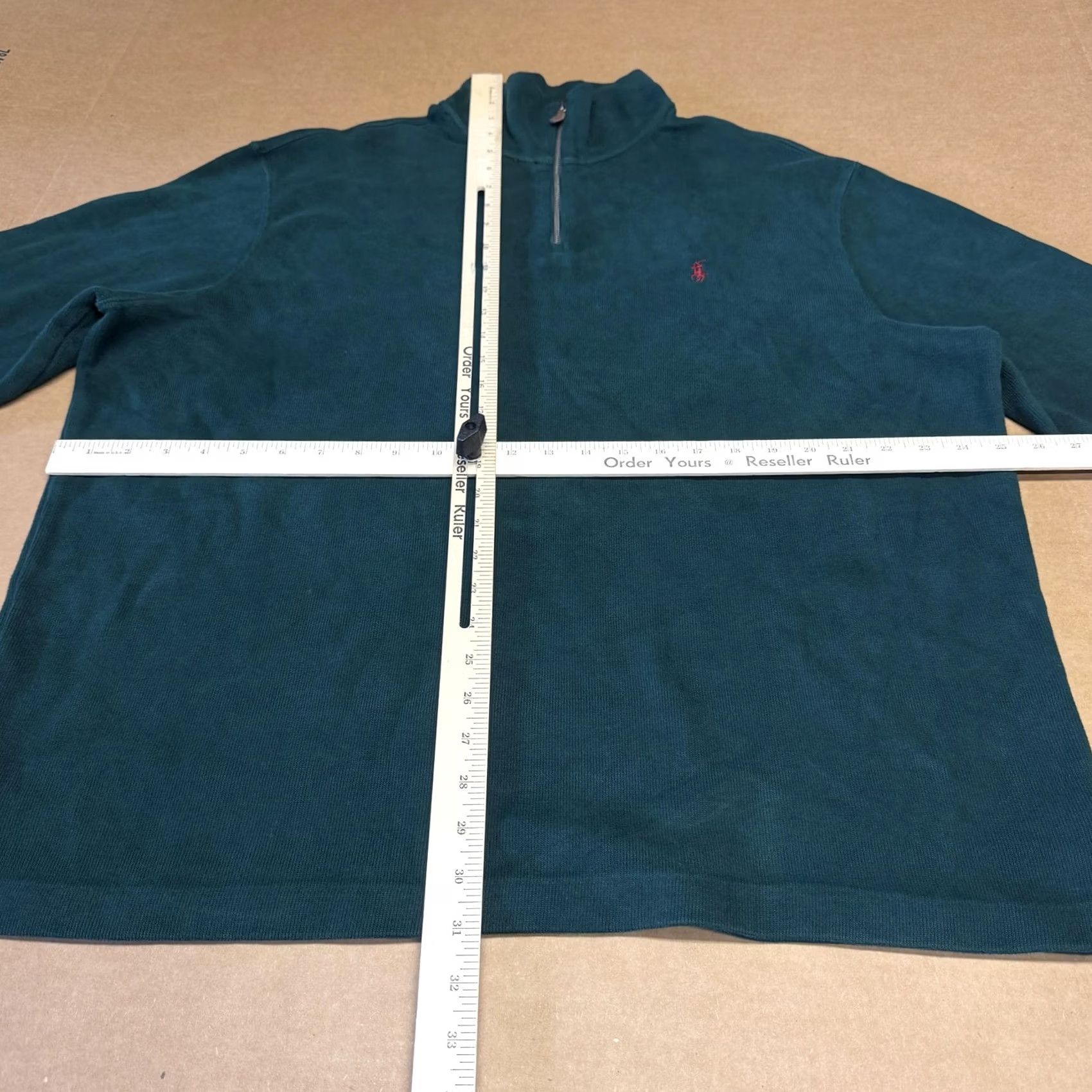 Polo Ralph Lauren Polo Ralph Lauren Mens 2XL Green Cotton Sweater Mock Neck Pullover Size US XXL / EU 58 / 5 - 7 Thumbnail