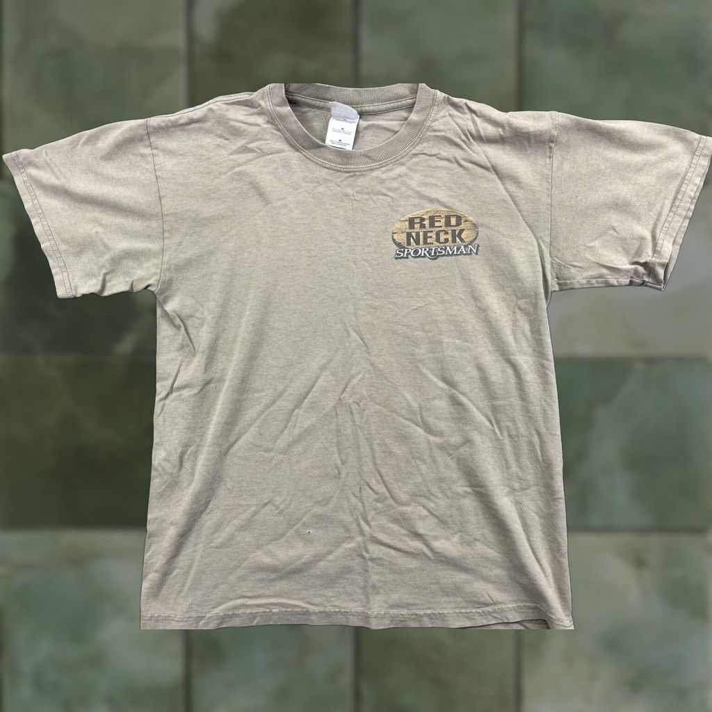 Gildan VINTAGE Sportsman T Shirt M Men Brown Cotton Short Sleeve Crew Neck Bow Hunting Deer Hunting Gildan Size US M / EU 48-50 / 2 - 1 Thumbnail