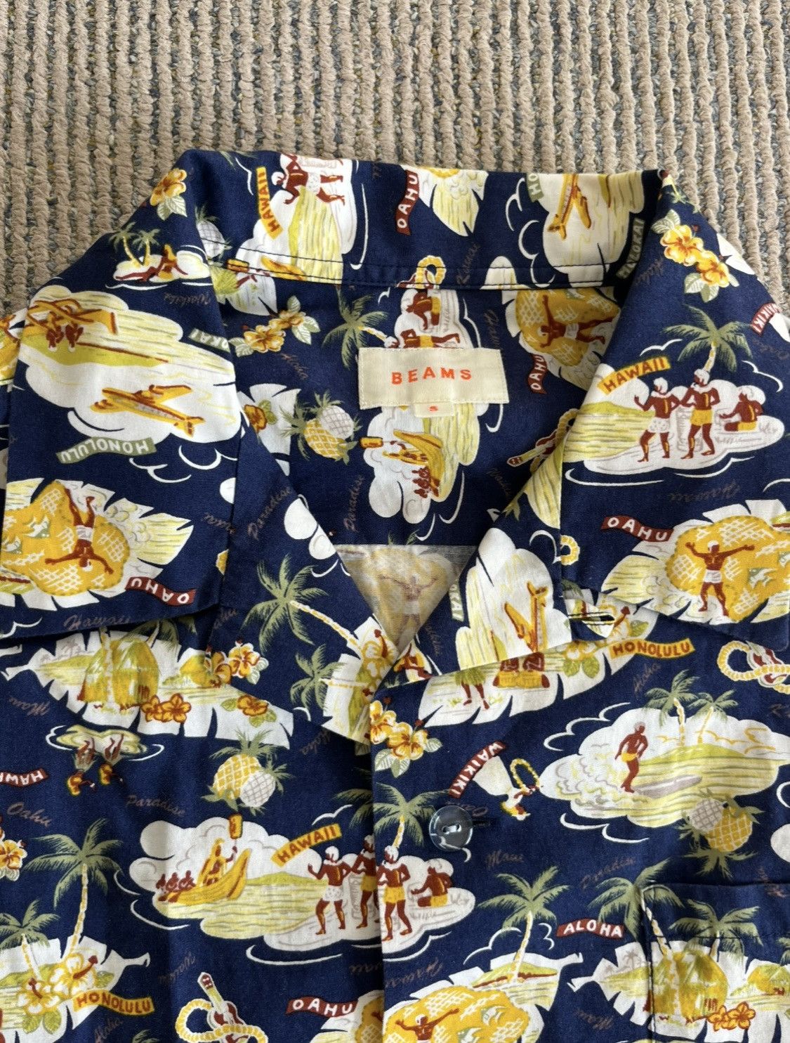 Beams Japan Hawaiian Print Shirt Size US S / EU 44-46 / 1 - 2 Thumbnail