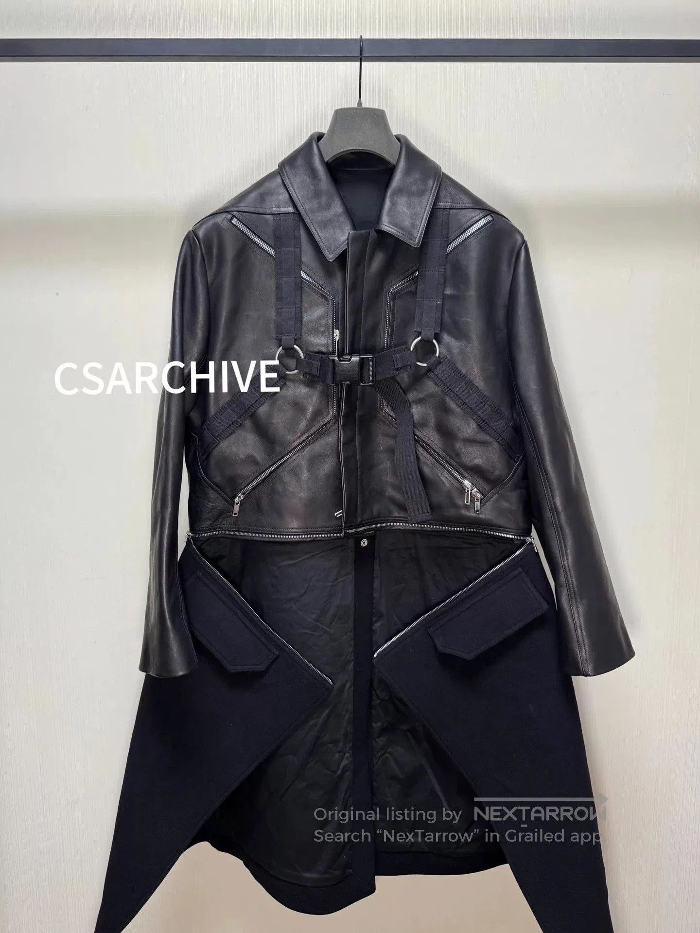 Rick Owens Rick Owens 25FW Blixa Max Leather Coat. Size US M / EU 48-50 / 2 - 2 Thumbnail