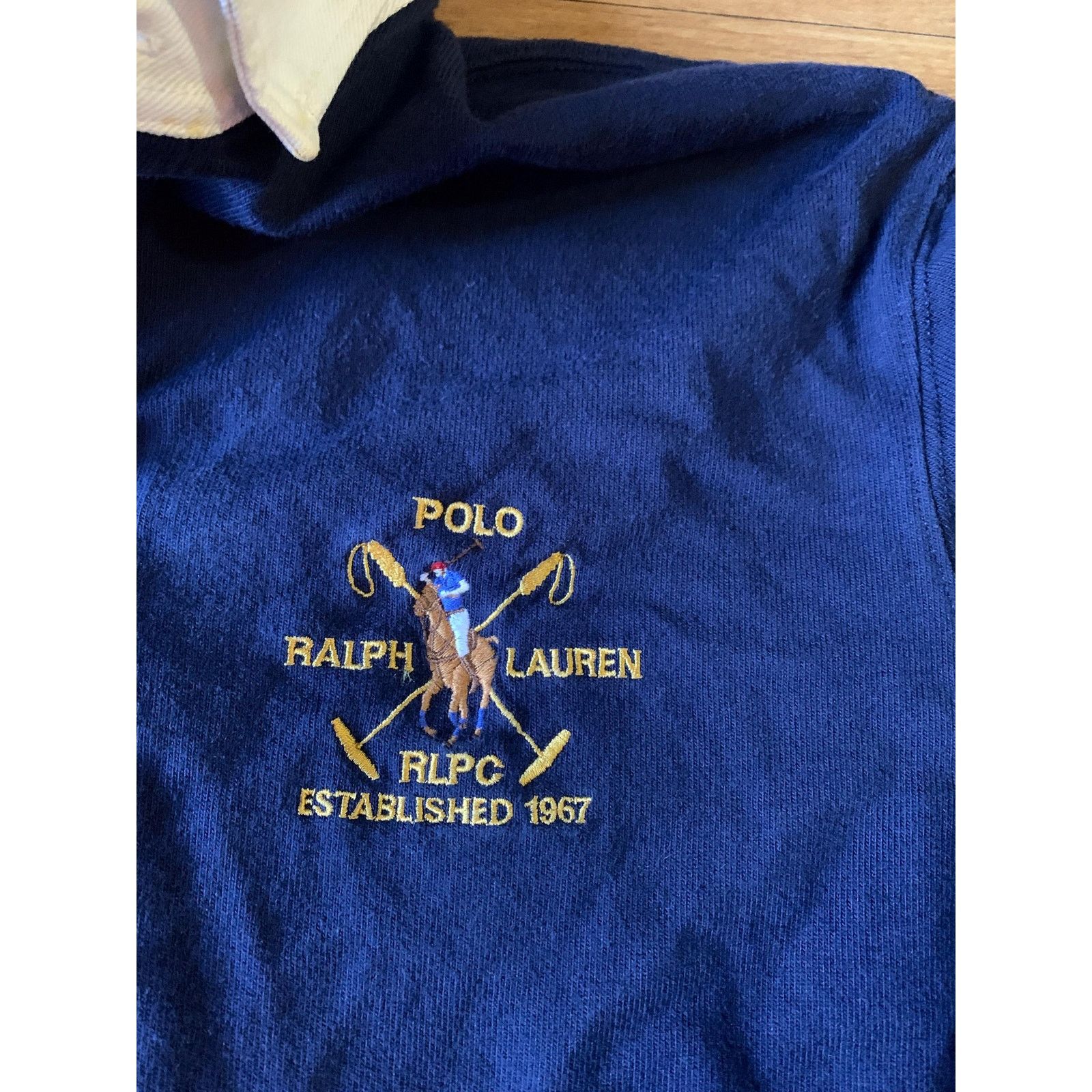 Polo Ralph Lauren Vintage polo Ralph Lauren Rugby shirt size large 1990s 80s Size US L / EU 52-54 / 3 - 2 Thumbnail