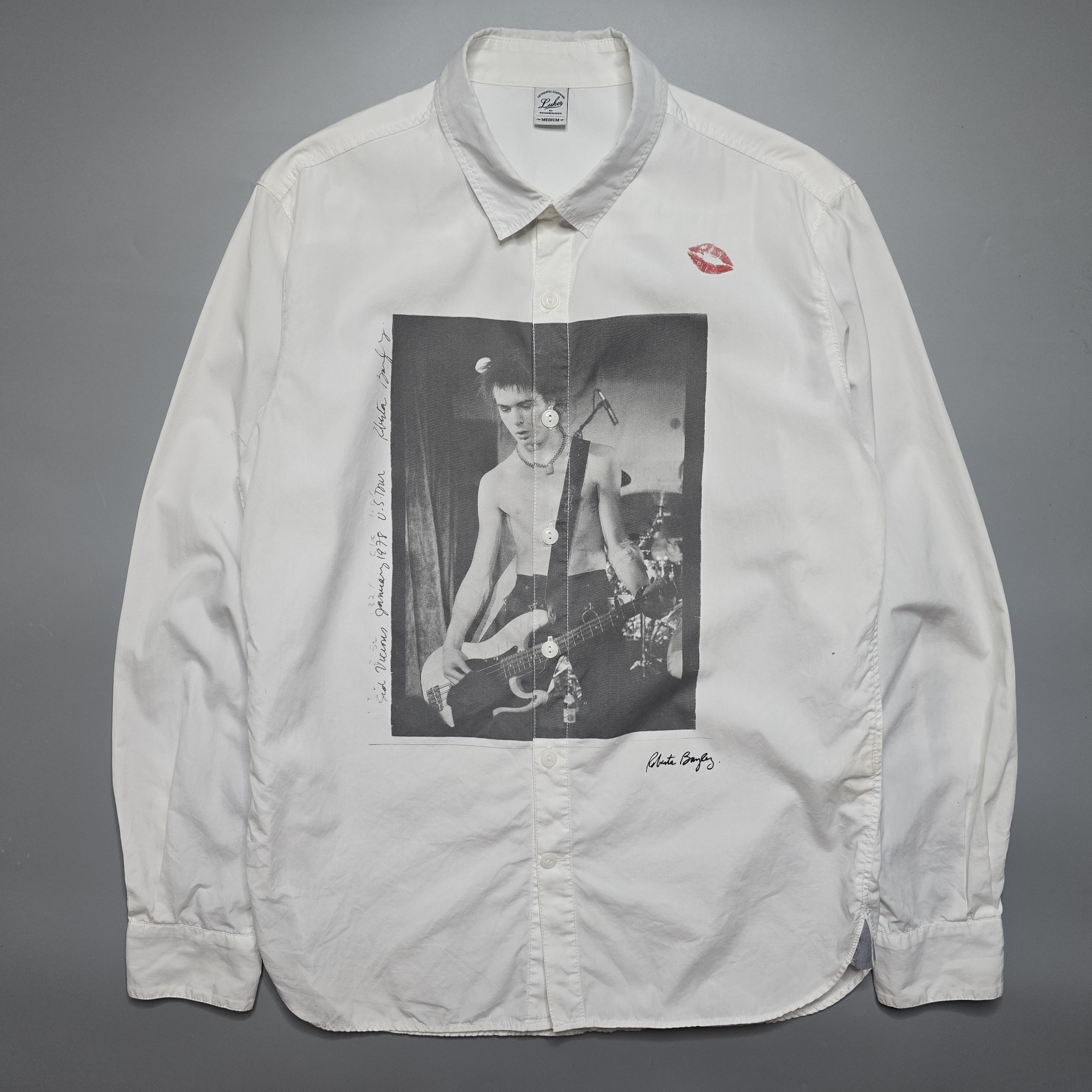 Neighborhood Luker x Roberta Bayley - Sid Vicious Shirt - Sex Pistols Size US S / EU 44-46 / 1 - 1 Thumbnail