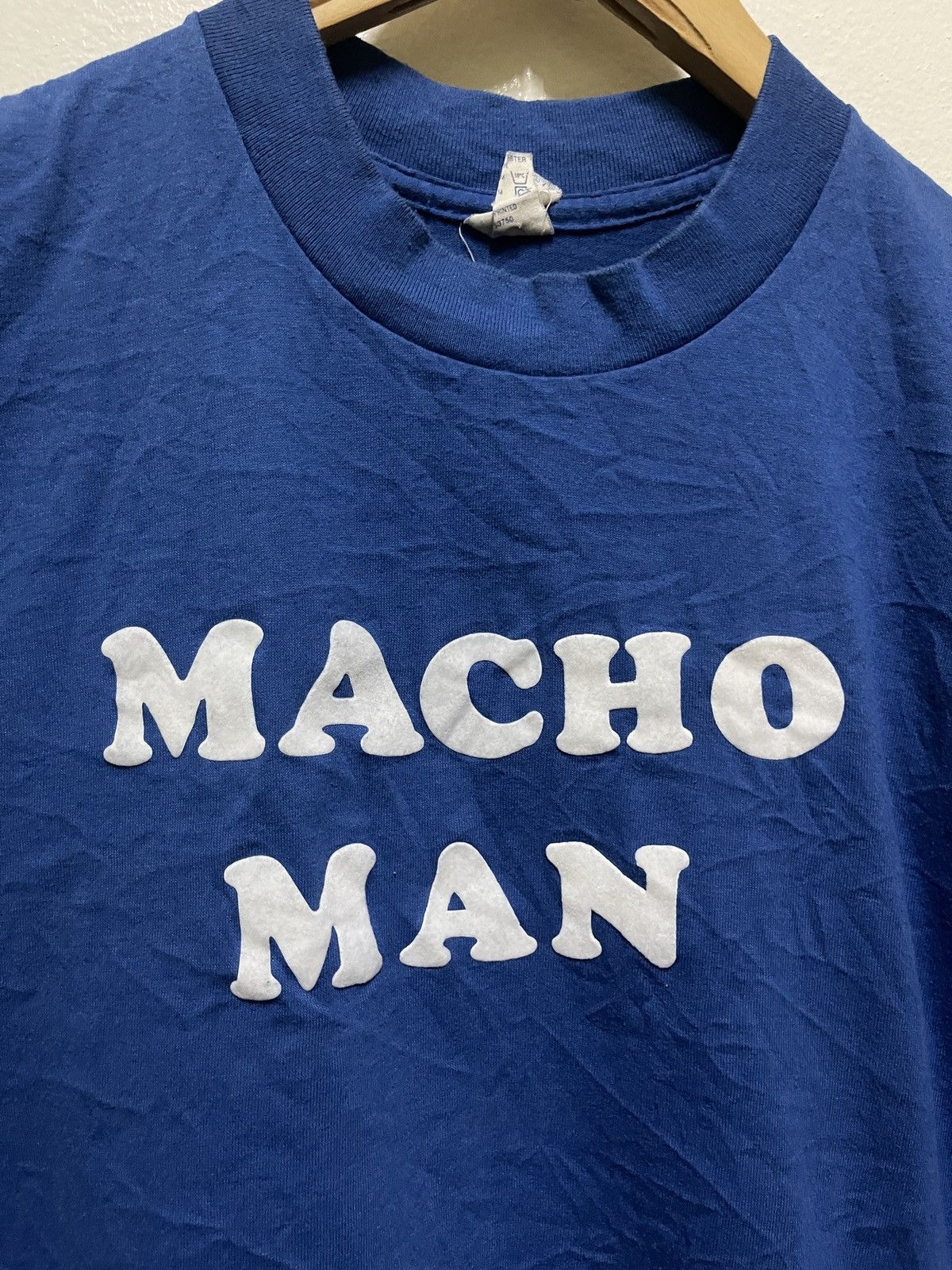 Vintage Vintage 80s Macho Man Hef T Tee Joys Size US L / EU 52-54 / 3 - 4 Thumbnail
