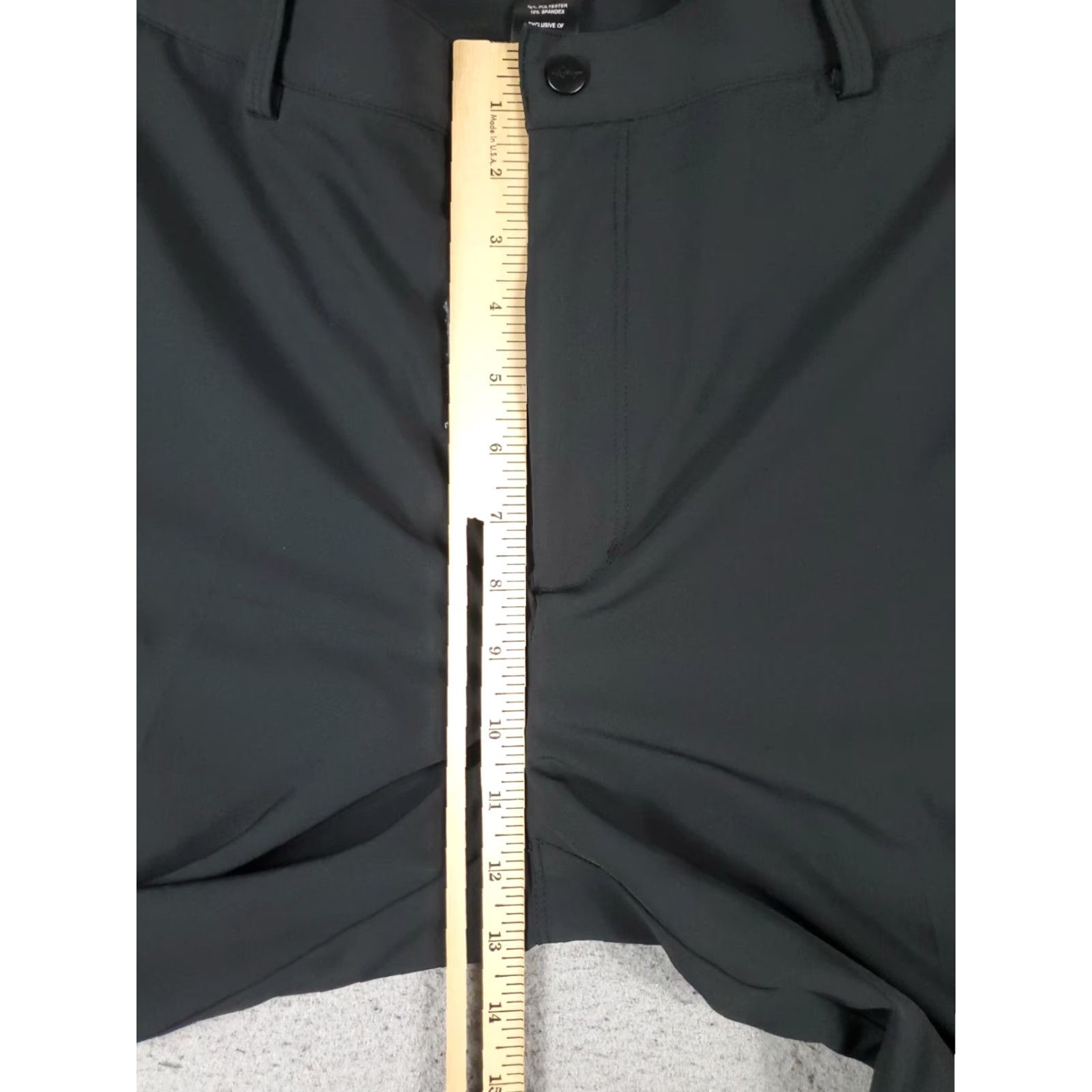 Vintage Greg Norman Black Chino Pants Mens 38x30 Flat Front Casual Trousers Size US 38 / EU 54 - 3 Thumbnail