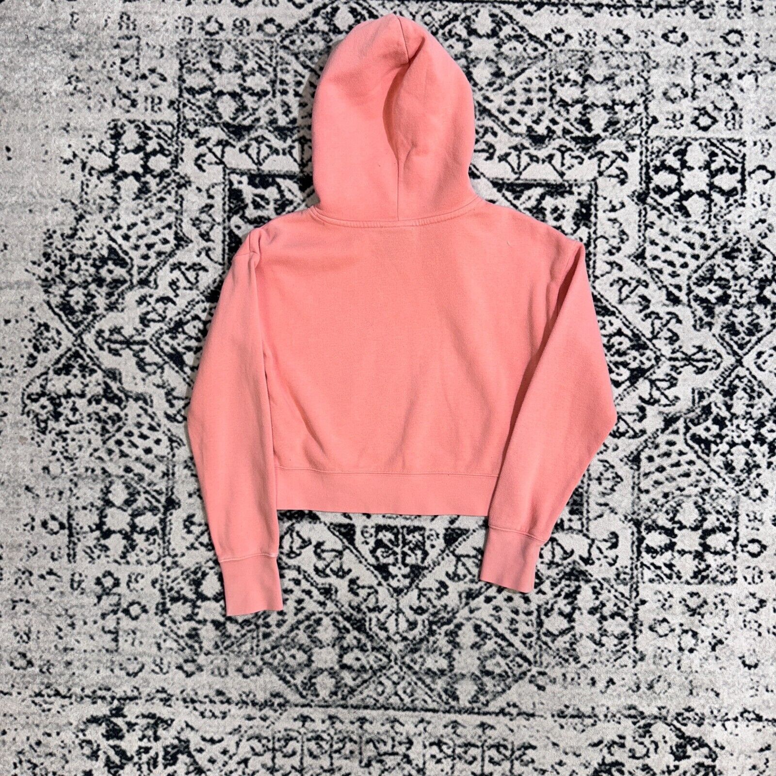 Nike × Vintage Vintage Nike Peach Cotton Hoodie Size S 90s Centre Swoosh Size US S / EU 44-46 / 1 - 7 Thumbnail