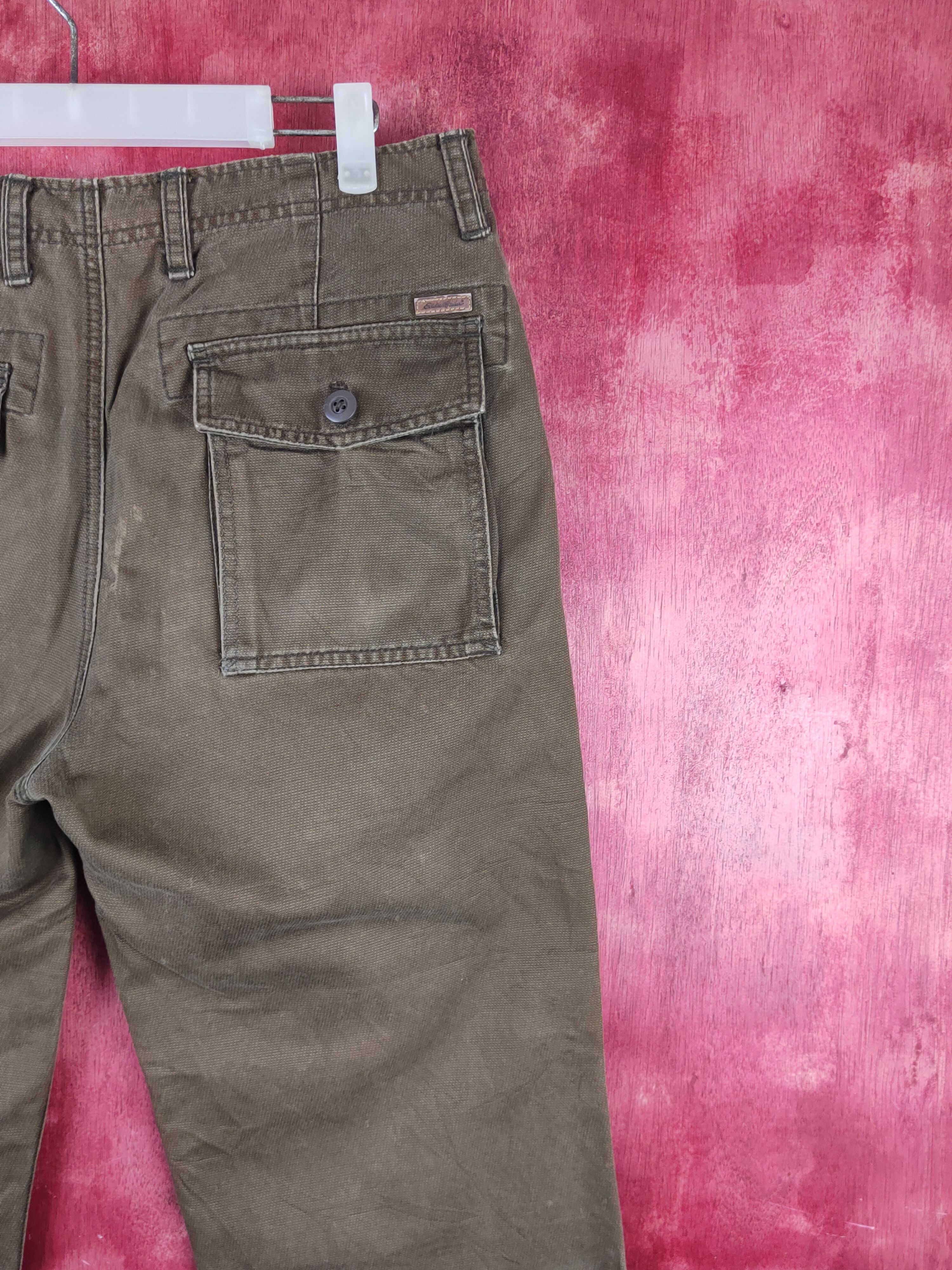 Eddie Bauer Eddie Bauer Dark Brown Multipocket Jeans #S1721 Size US 33 - 11 Thumbnail