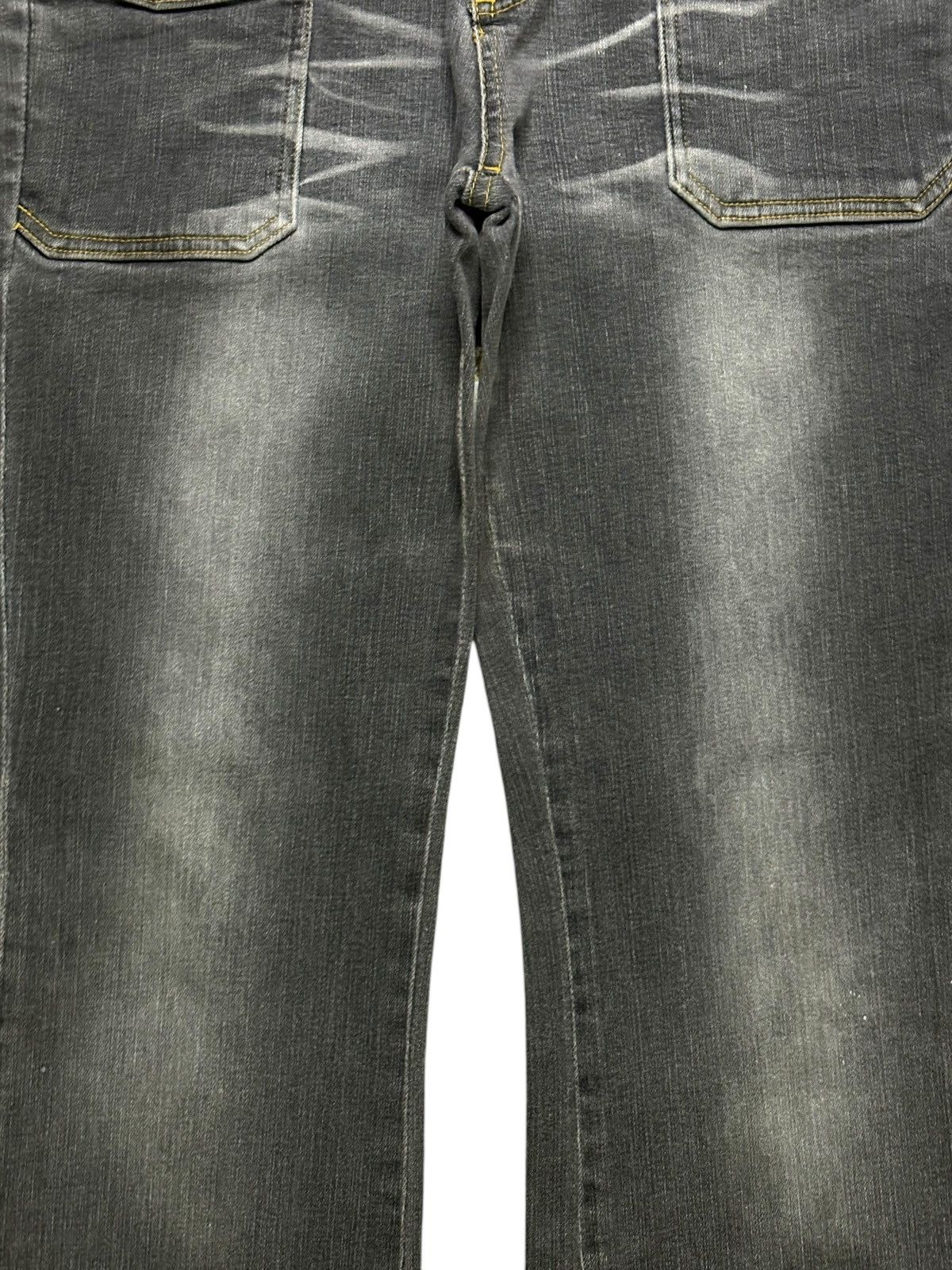 Japanese Brand Vintage Japanese Brand Bush Pant Faded Wash Flare Jeans Size US 30 / EU 46 - 5 Thumbnail