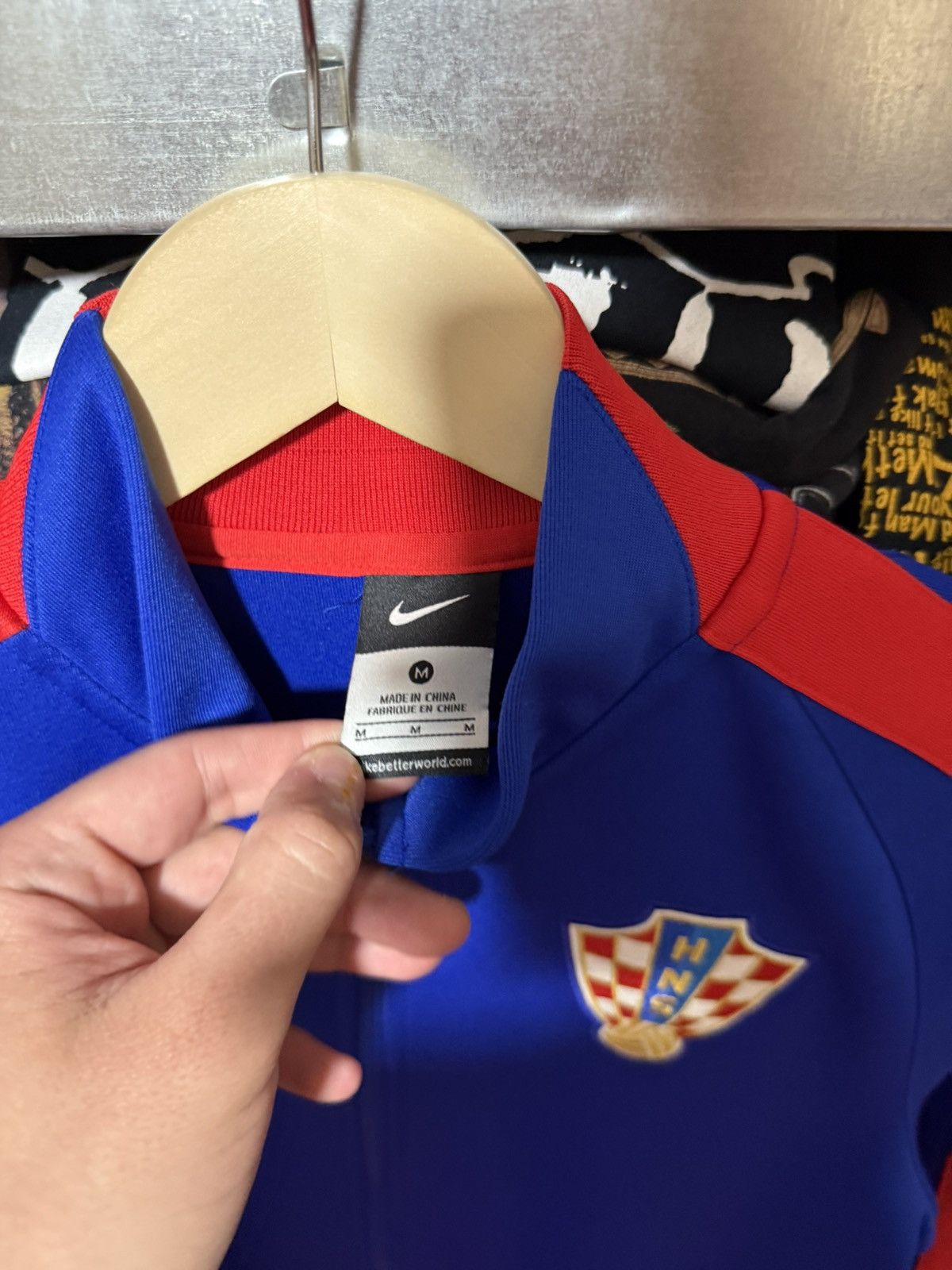 Nike Nike Croatia 2014 2015 Soccer Football Track Top Jacket Size US M / EU 48-50 / 2 - 6 Thumbnail