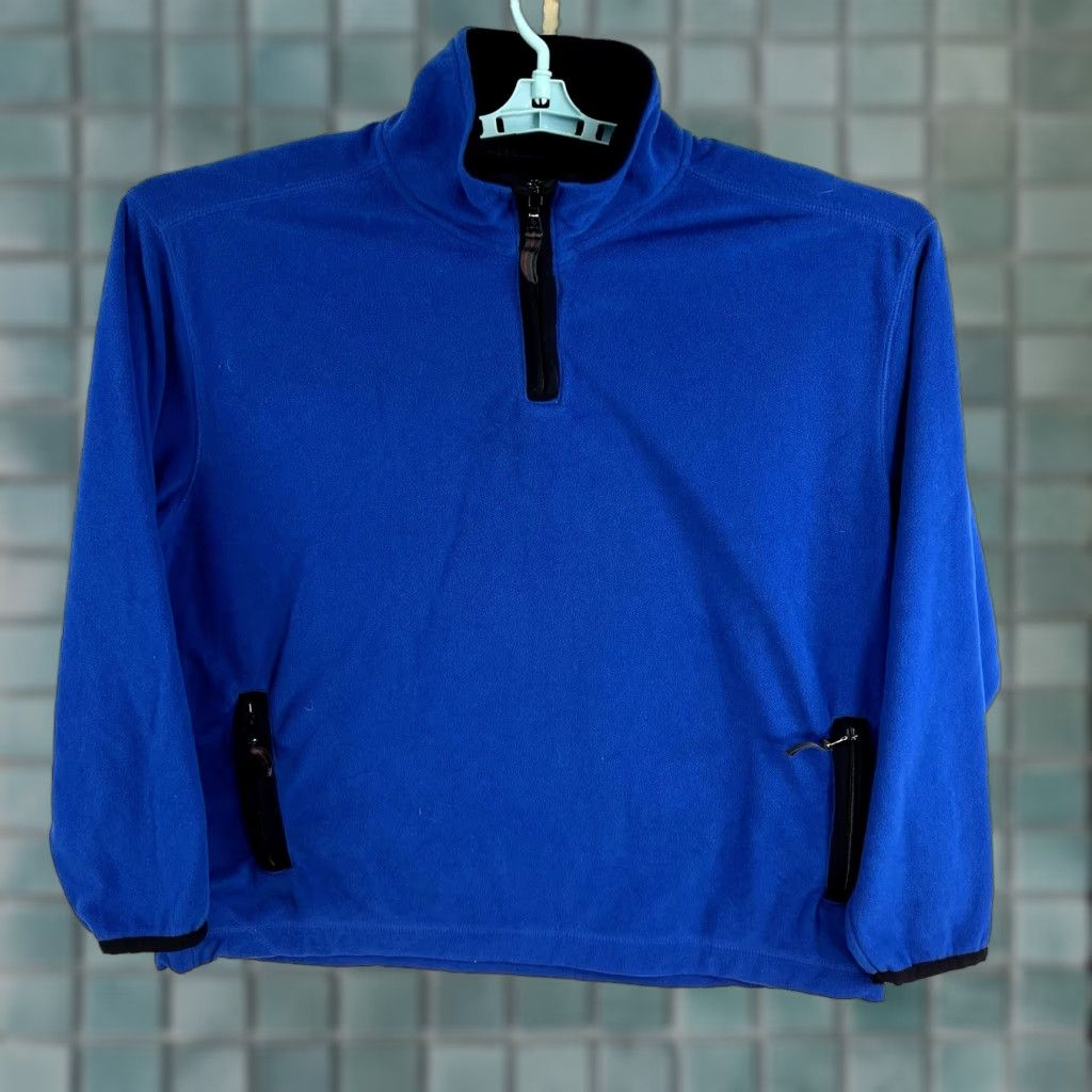 Vintage St. John's Bay 1/4 Zip Fleece Pullover Mens Size L Blue ZIP 1/4 Fleece Pullover St. John's Bay Blue 1/4 Zip Fleece Pullover Mens Size L Blue Size US L / EU 52-54 / 3 - 1 Thumbnail
