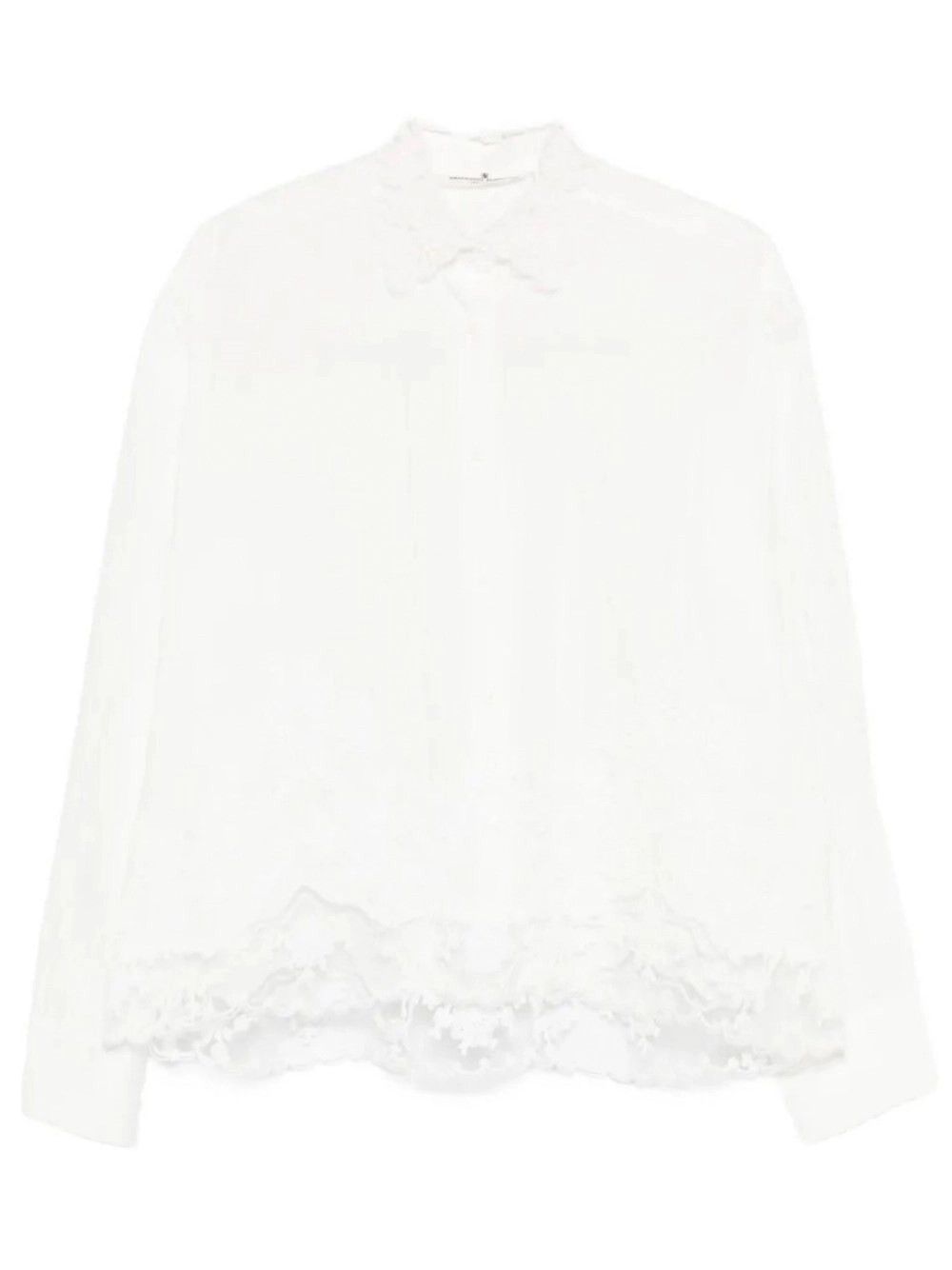 Ermanno Scervino Shirt With Embroidery Size M / US 6-8 / IT 42-44 - 1 Thumbnail