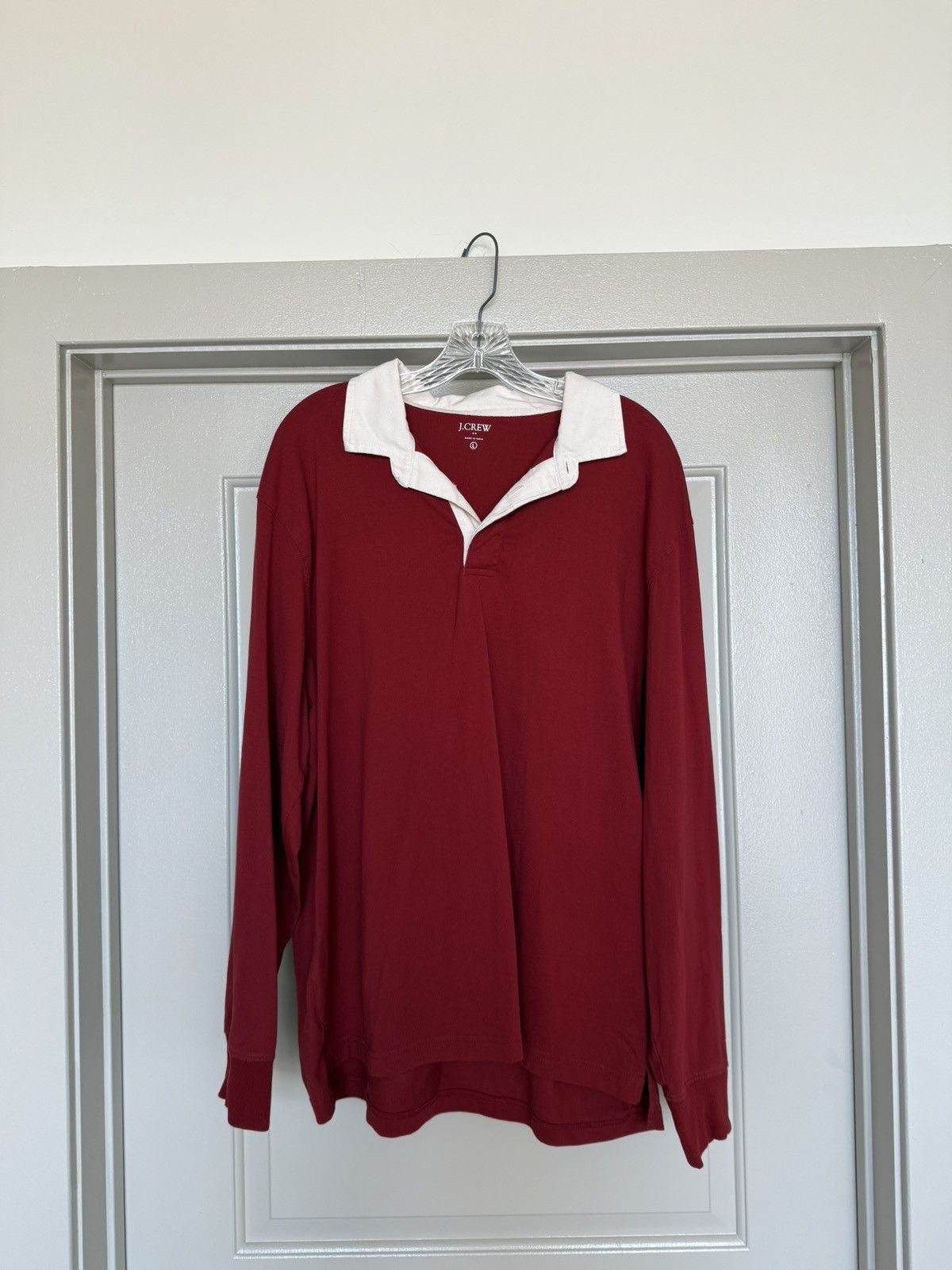 J.Crew J Crew Rugby Long Sleeve Shirt Size US L / EU 52-54 / 3 - 1 Thumbnail