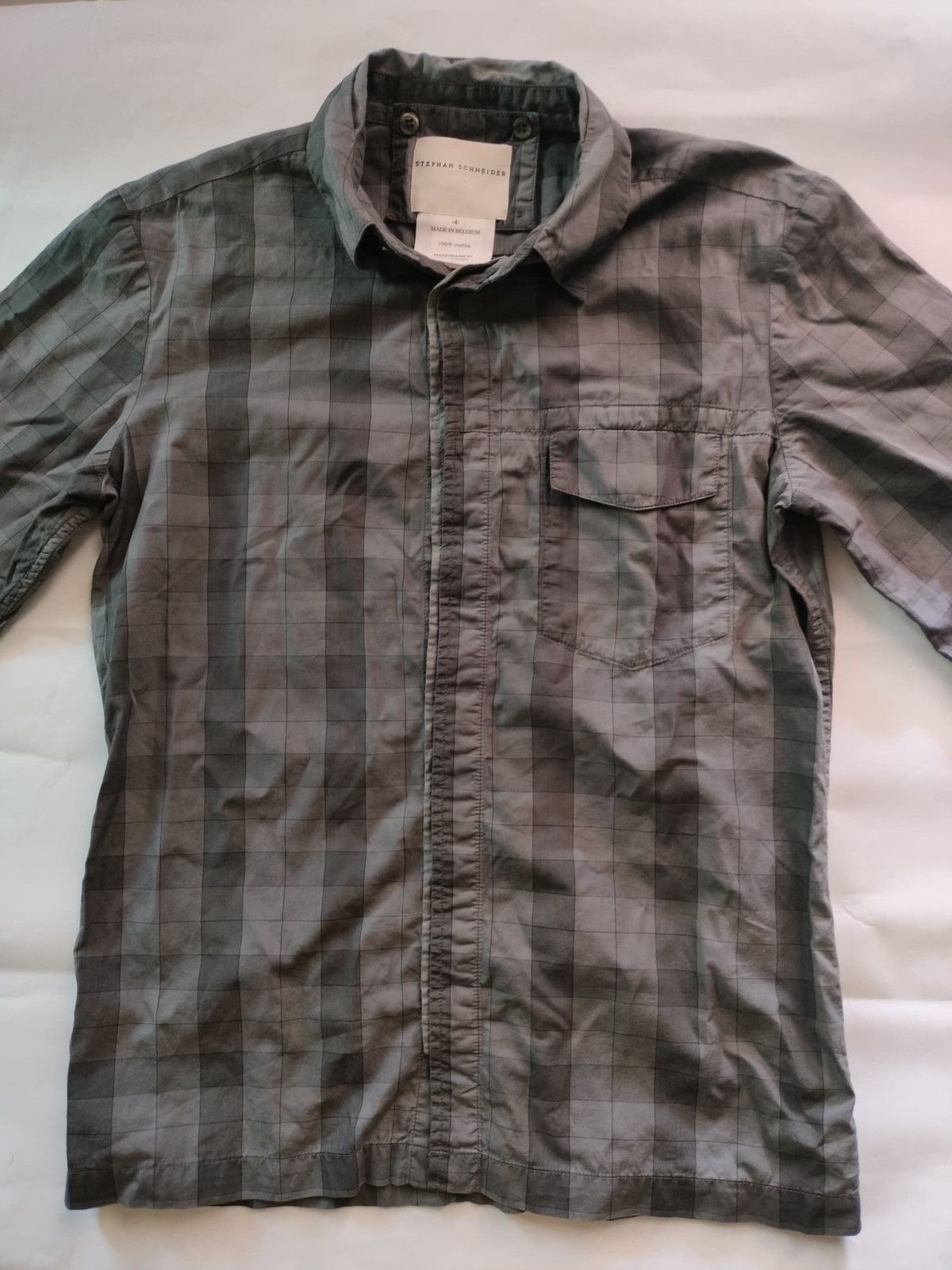 Stephan Schneider Stripe shirt elongated collar single pocket Size US L / EU 52-54 / 3 - 3 Thumbnail