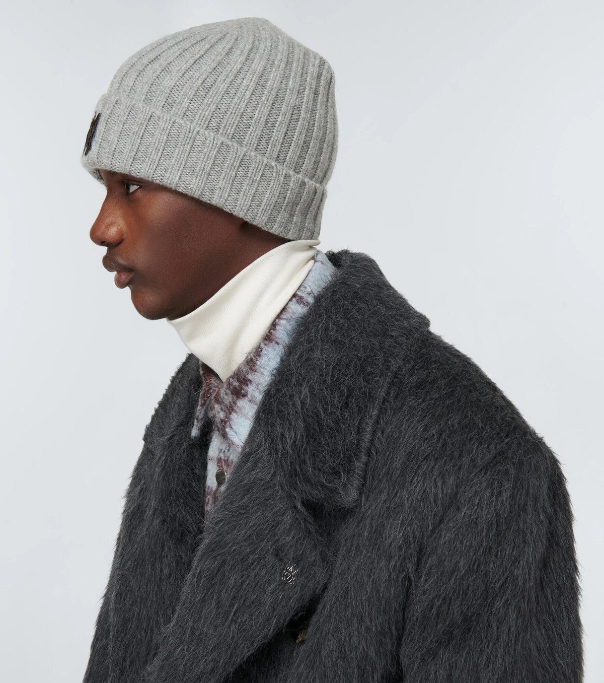 Amiri Amiri Logo Cashmere Beanie Hat Size OS Size ONE SIZE - 4 Thumbnail