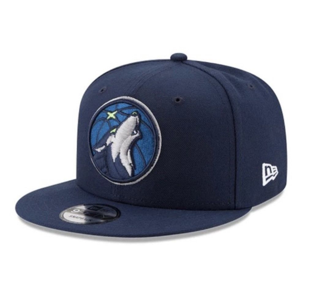 New Era New Era Navy Minnesota Timberwolves Snapback Hat Size ONE SIZE - 1 Thumbnail