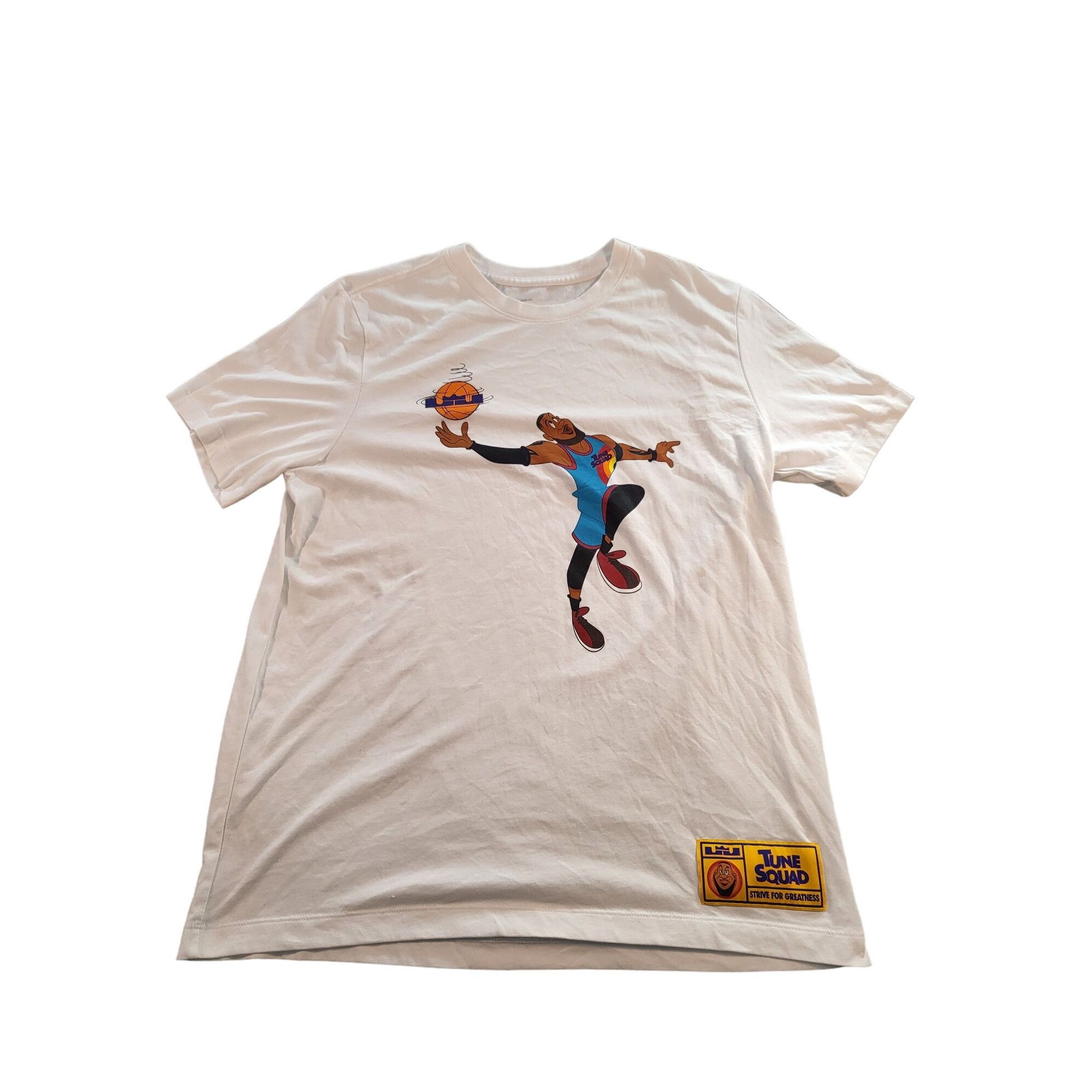 Nike Nike Lebron James X Space Jam Tshirt Men Sz L Tune Squad Dri Size US L / EU 52-54 / 3 - 1 Thumbnail