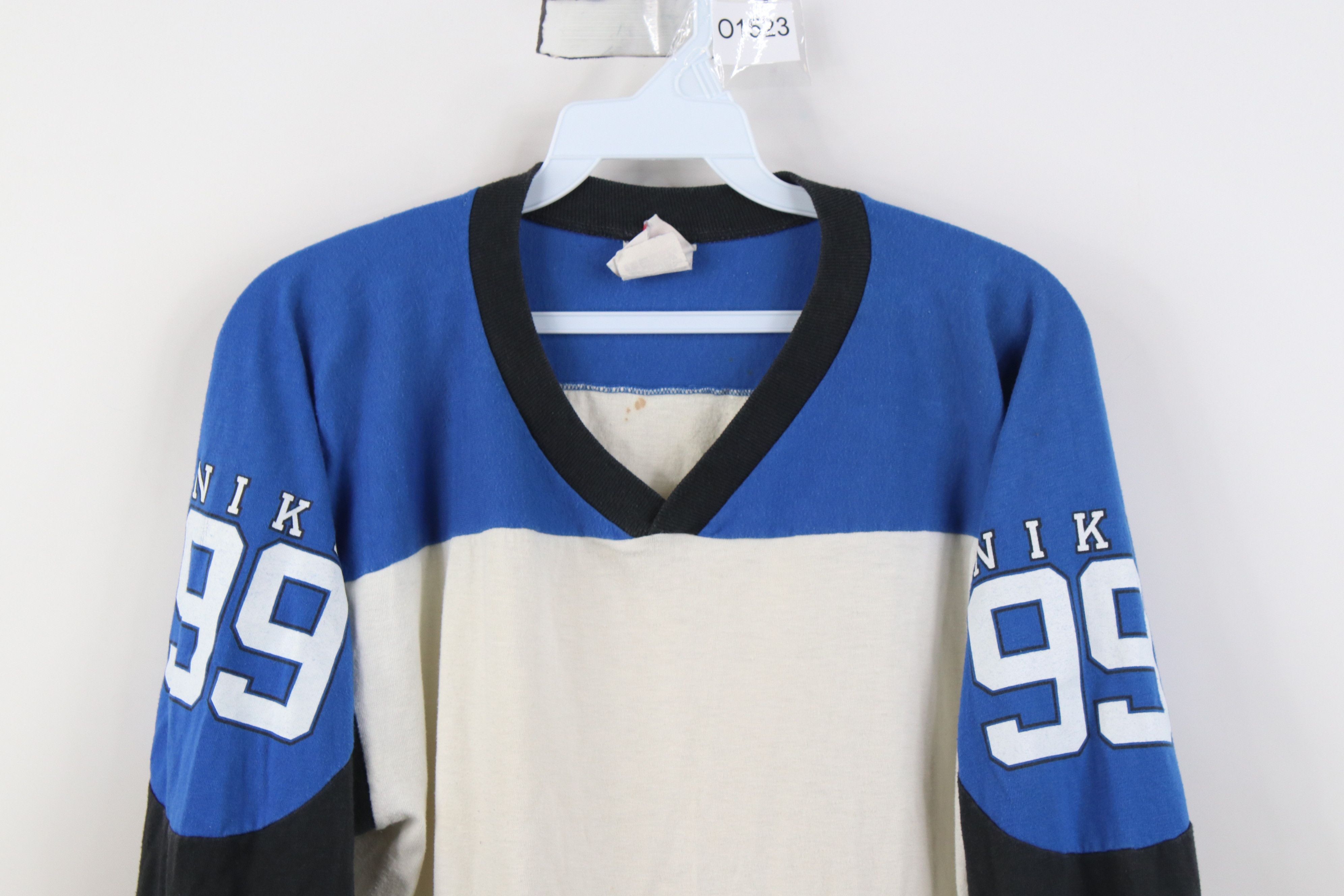 Nike Vintage 90s Nike 3/4 Sleeve Raglan Football Jersey T-Shirt Size US M / EU 48-50 / 2 - 2 Thumbnail