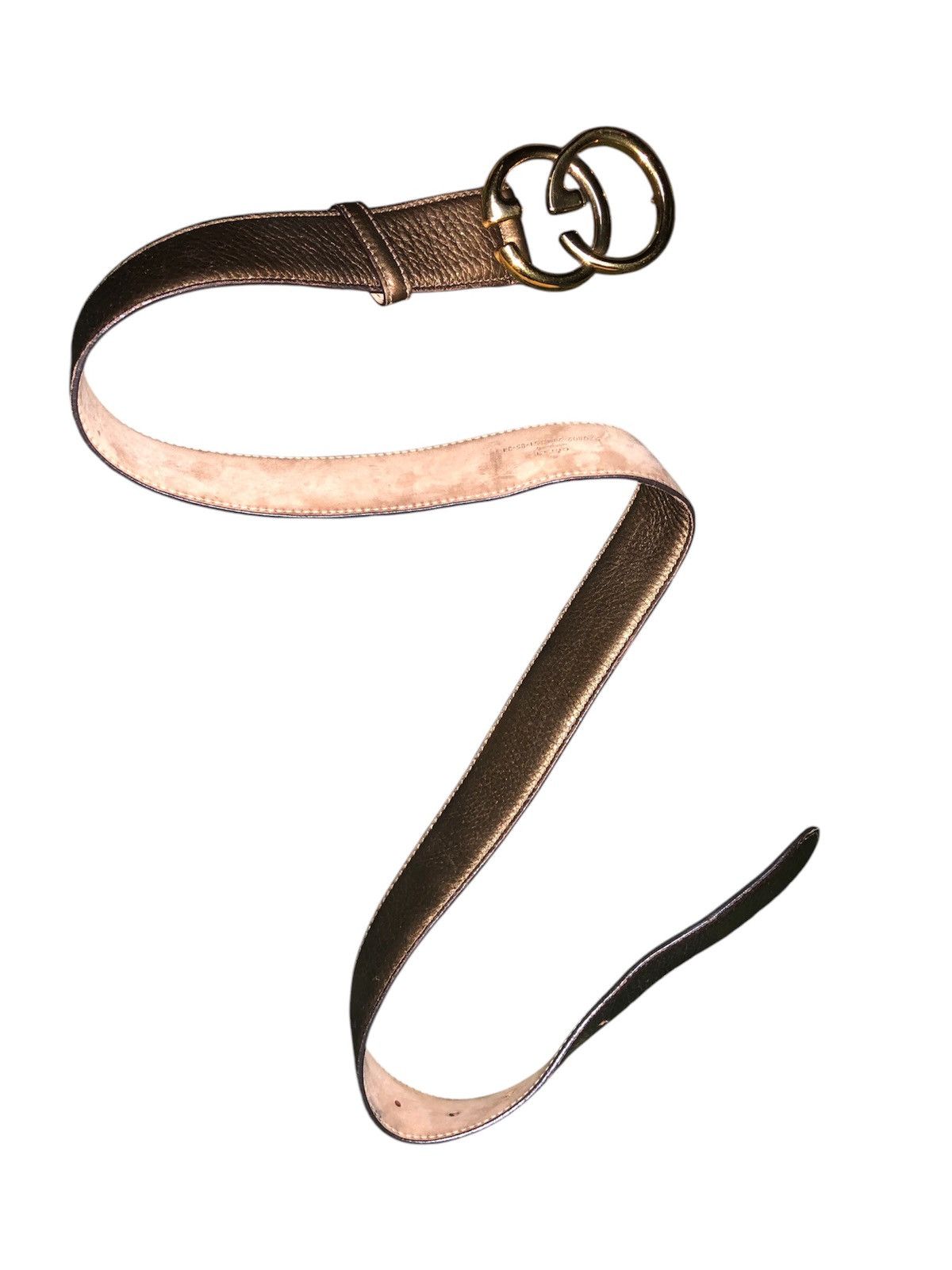 Designer × Gucci VINTAGE LEATHER BELT GUCCI 270802-214351-85-34 Size 32 - 9 Thumbnail