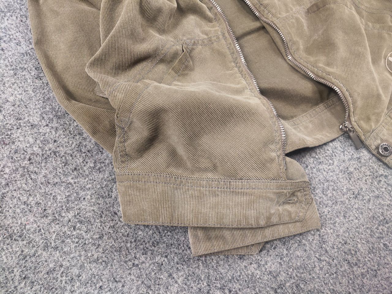 Diesel Vintage 90's Diesel corduroy Cropped jacket zip Long sleeve Size M / US 6-8 / IT 42-44 - 5 Thumbnail