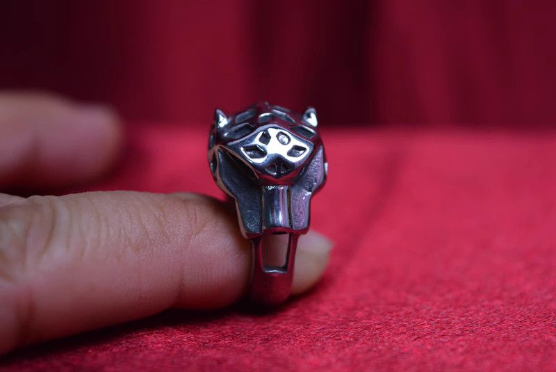 Jewelry Cheetah Future Jewelry Rings Open Chrome Ring (Size 7-13) Size ONE SIZE - 2 Thumbnail