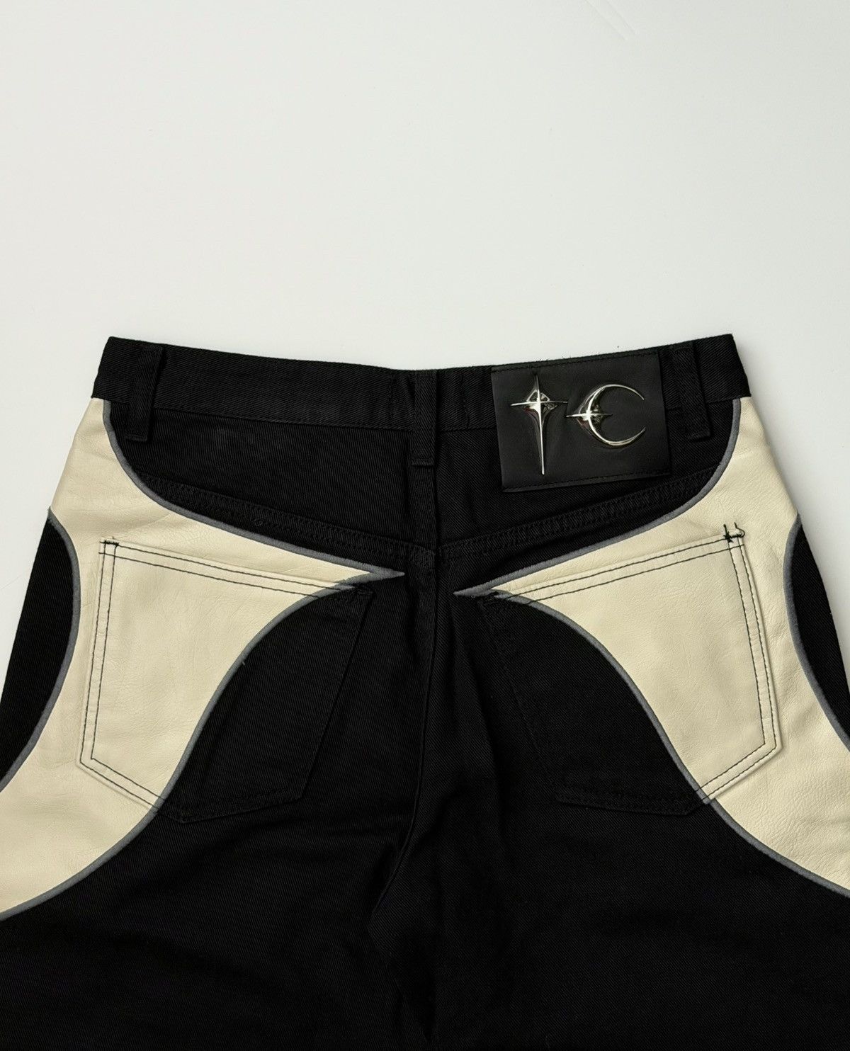 Thug Club Thug Club Leather Washing Denim Pants Size US 30 / EU 46 - 4 Thumbnail