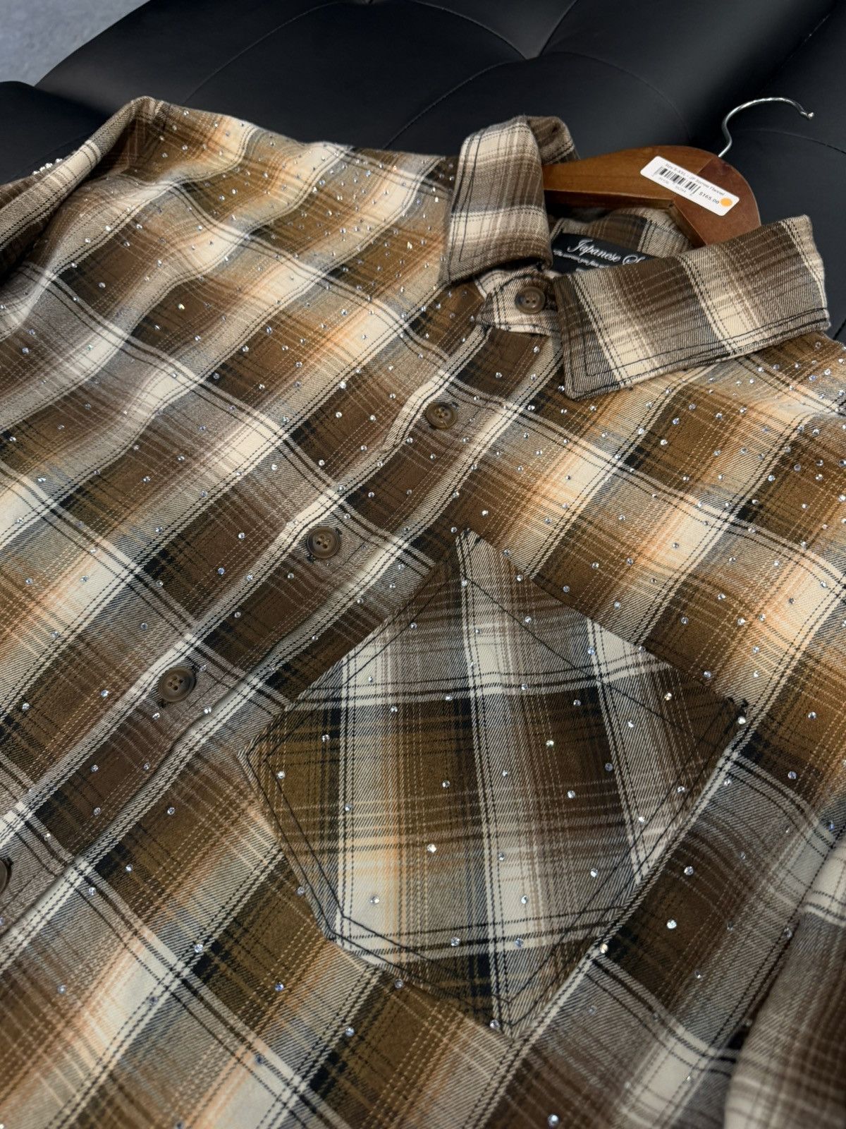 Other Size M - JP Sorrow Rhinestone Flannel Brown Size US M / EU 48-50 / 2 - 5 Thumbnail