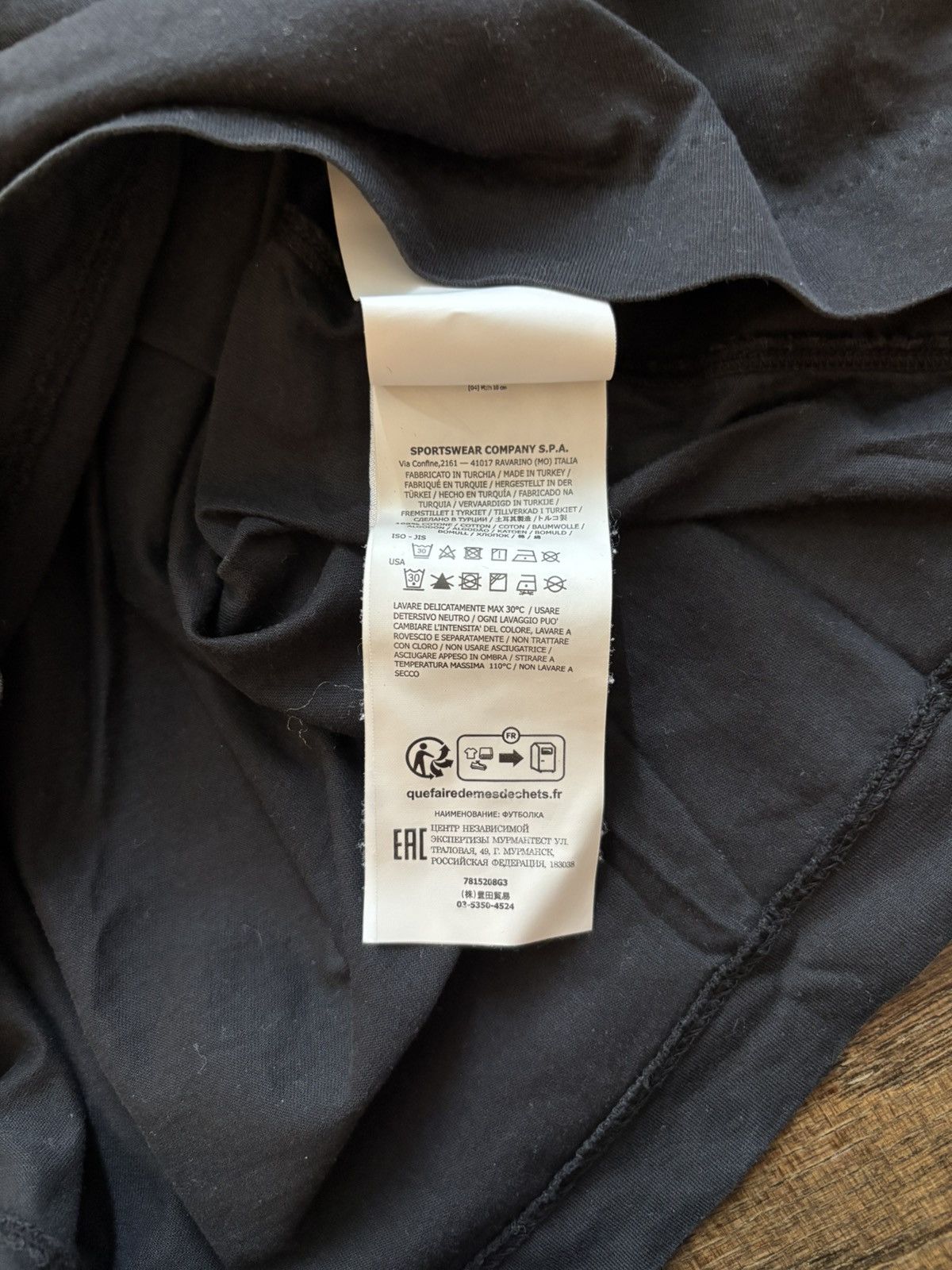 Stone Island Stone Island Black T-Shirt Size US S / EU 44-46 / 1 - 5 Thumbnail