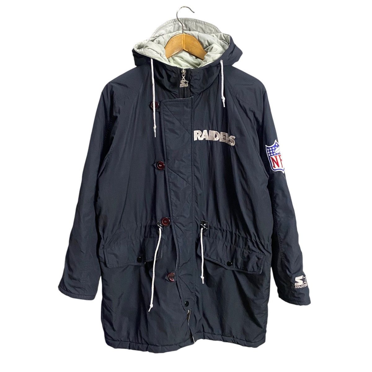 NFL × Vintage Vintage 90s Starter NFL Oakland Raiders Size US M / EU 48-50 / 2 - 2 Thumbnail