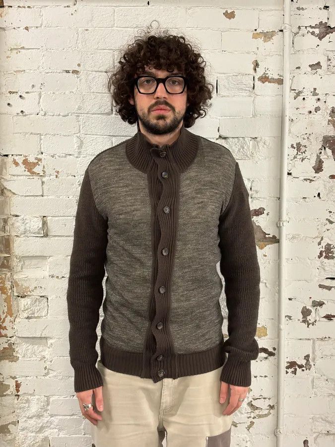 Dolce & Gabbana 2000s Dolce & Gabbana Grey Cardigan Sweater Size US M / EU 48-50 / 2 - 2 Thumbnail