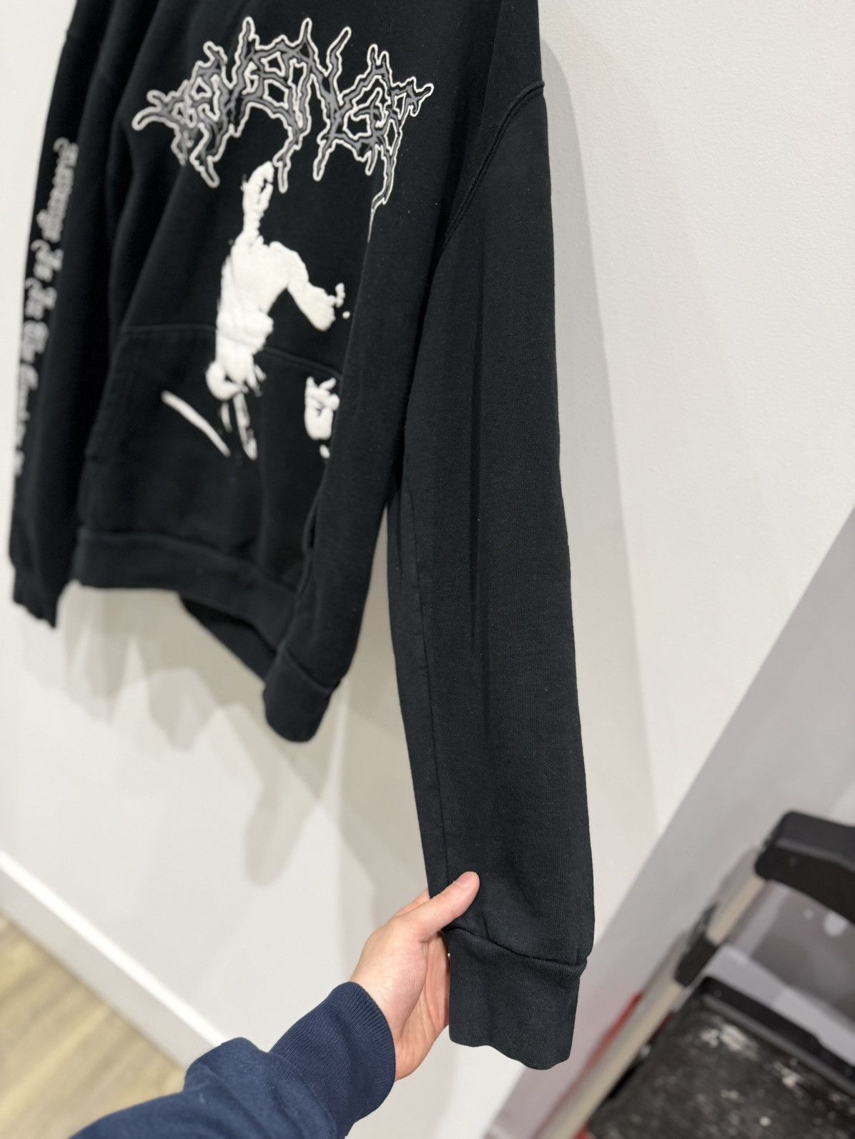 Revenge Revenge Nine Months Hoodie Black Size: L Size US L / EU 52-54 / 3 - 4 Thumbnail