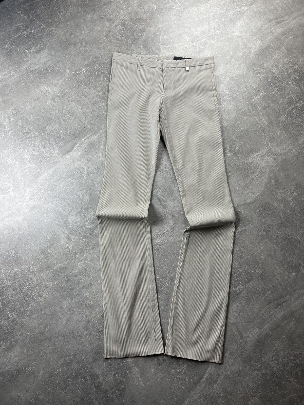 Gucci Gucci Archives Frida Giannini Era Flared Striped Pants Size 26" / US 2 / IT 38 - 2 Thumbnail