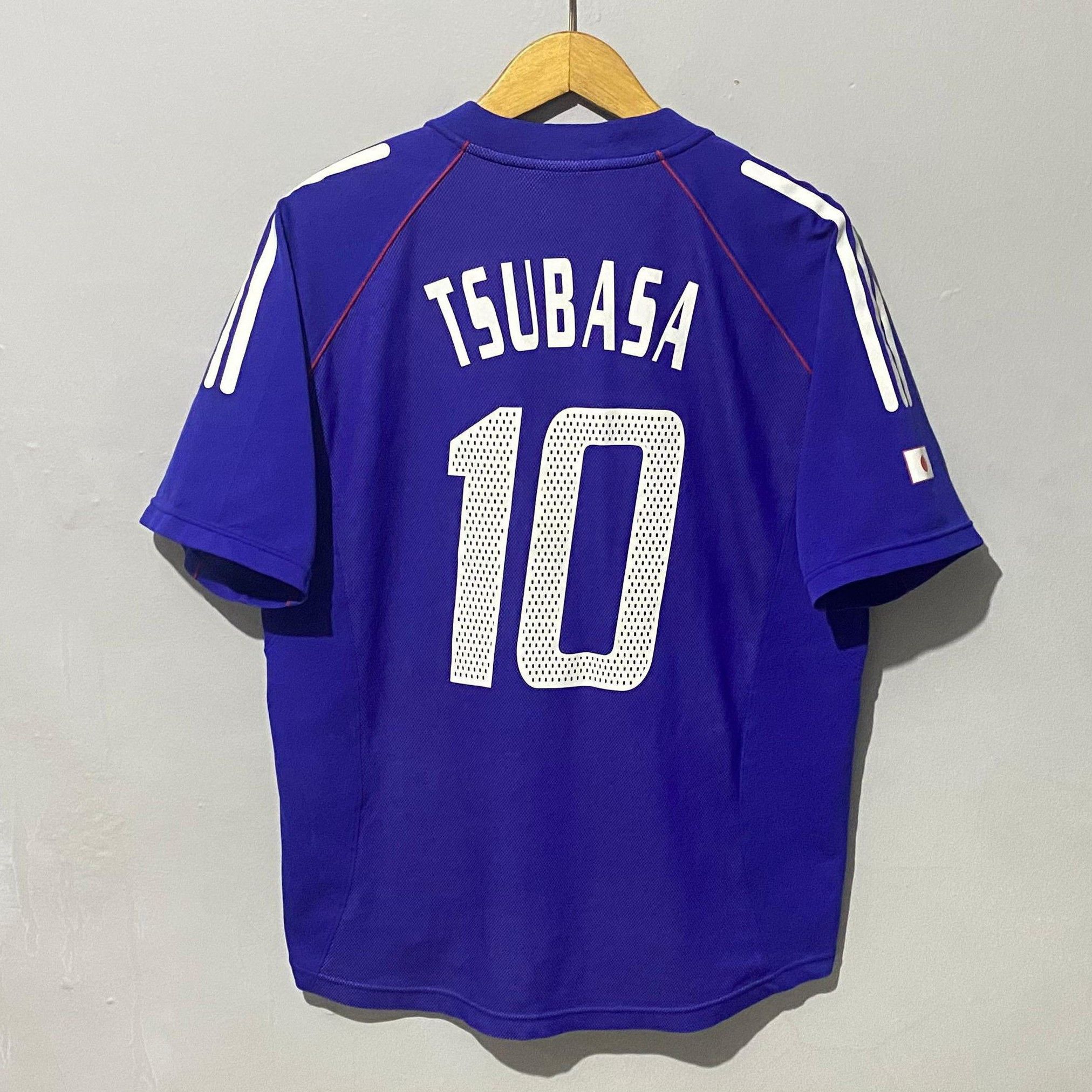 Adidas Japan 2002 Home Jersey Captain Tsubasa Edition Size US XL / EU 56 / 4 - 2 Thumbnail
