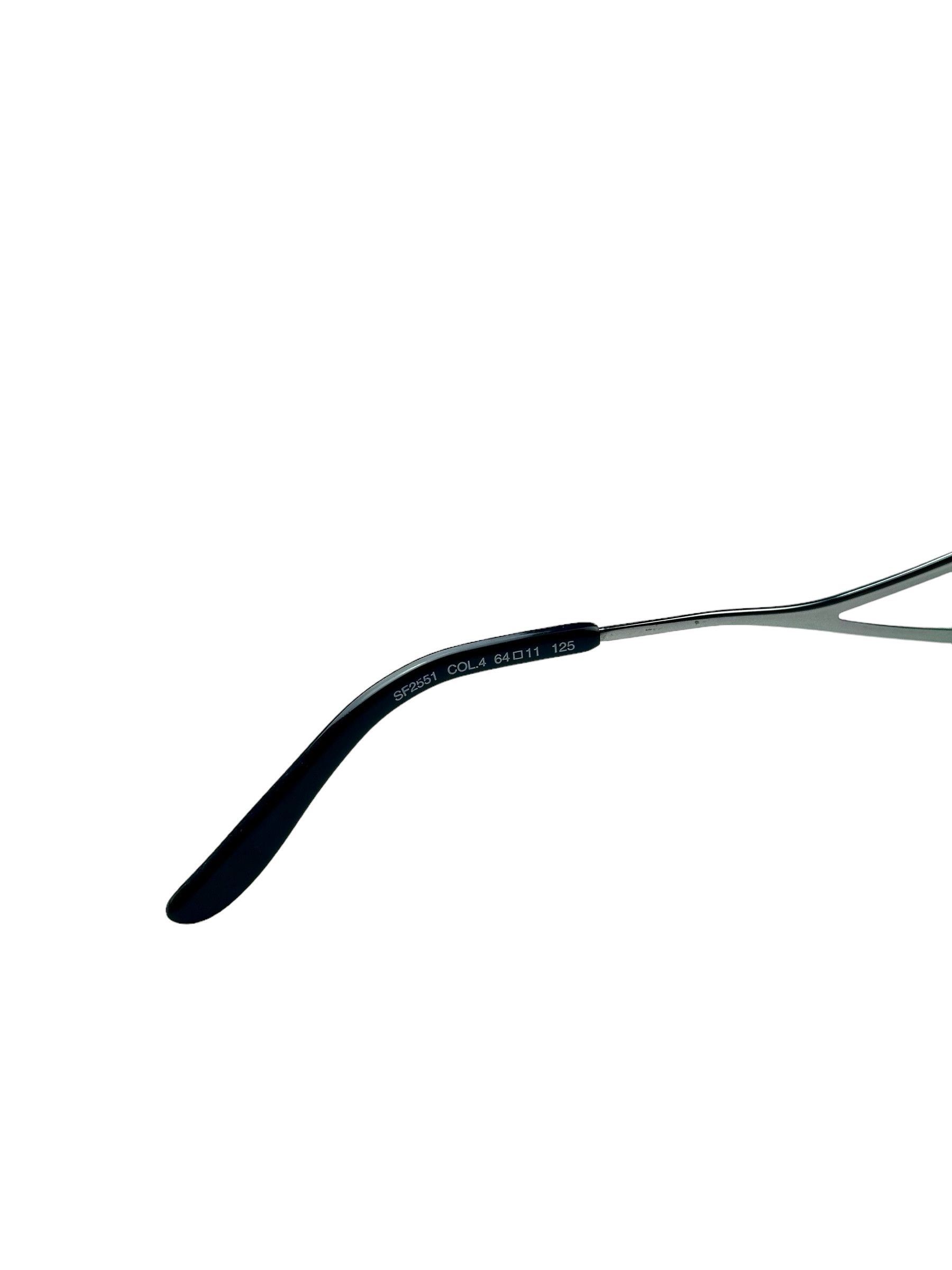 Salvatore Ferragamo Ferragamo steel sunglasses Size ONE SIZE - 7 Thumbnail