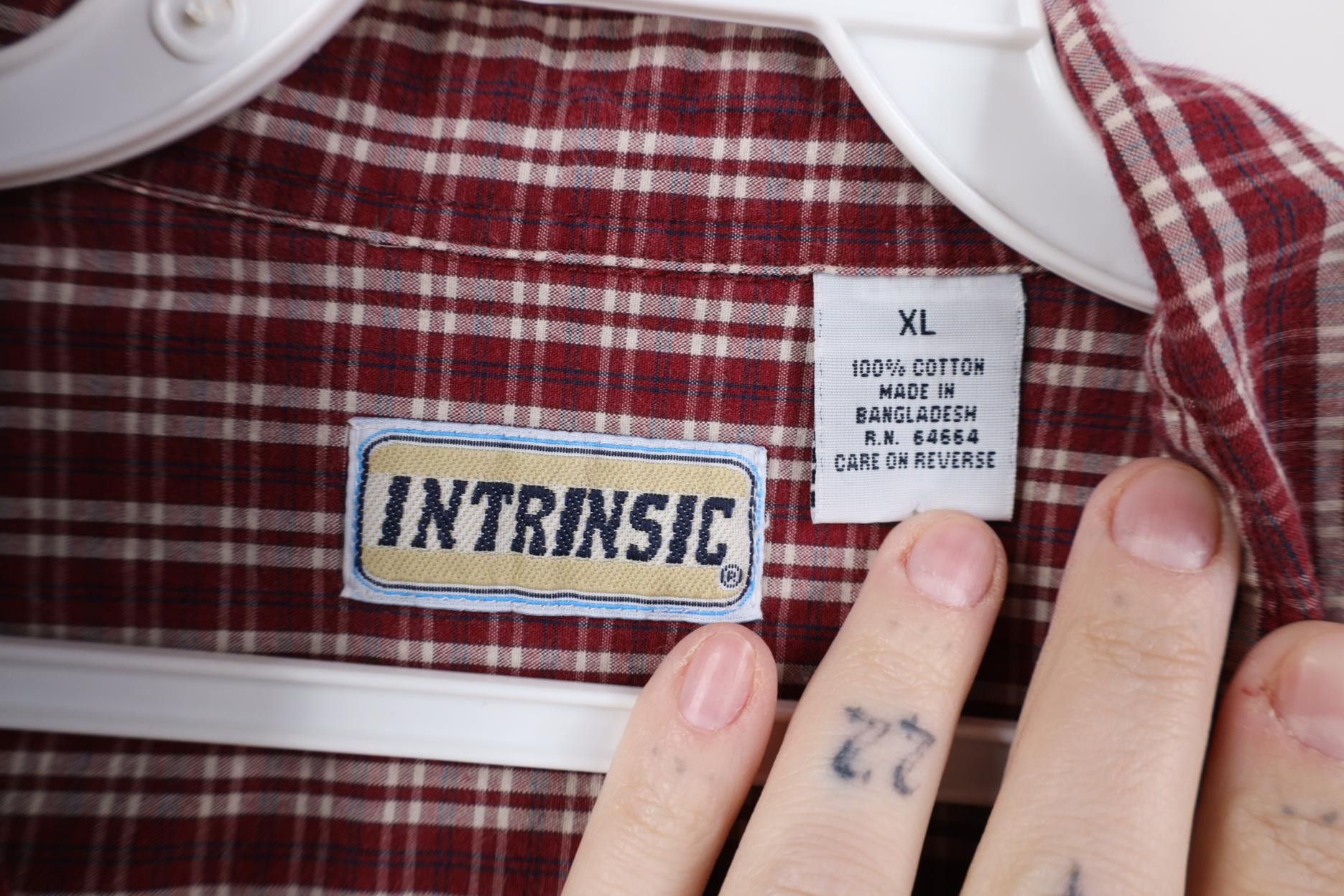 Vintage Vintage 90s Y2K Streetwear Short Sleeve Button Shirt Plaid Size US XL / EU 56 / 4 - 7 Thumbnail
