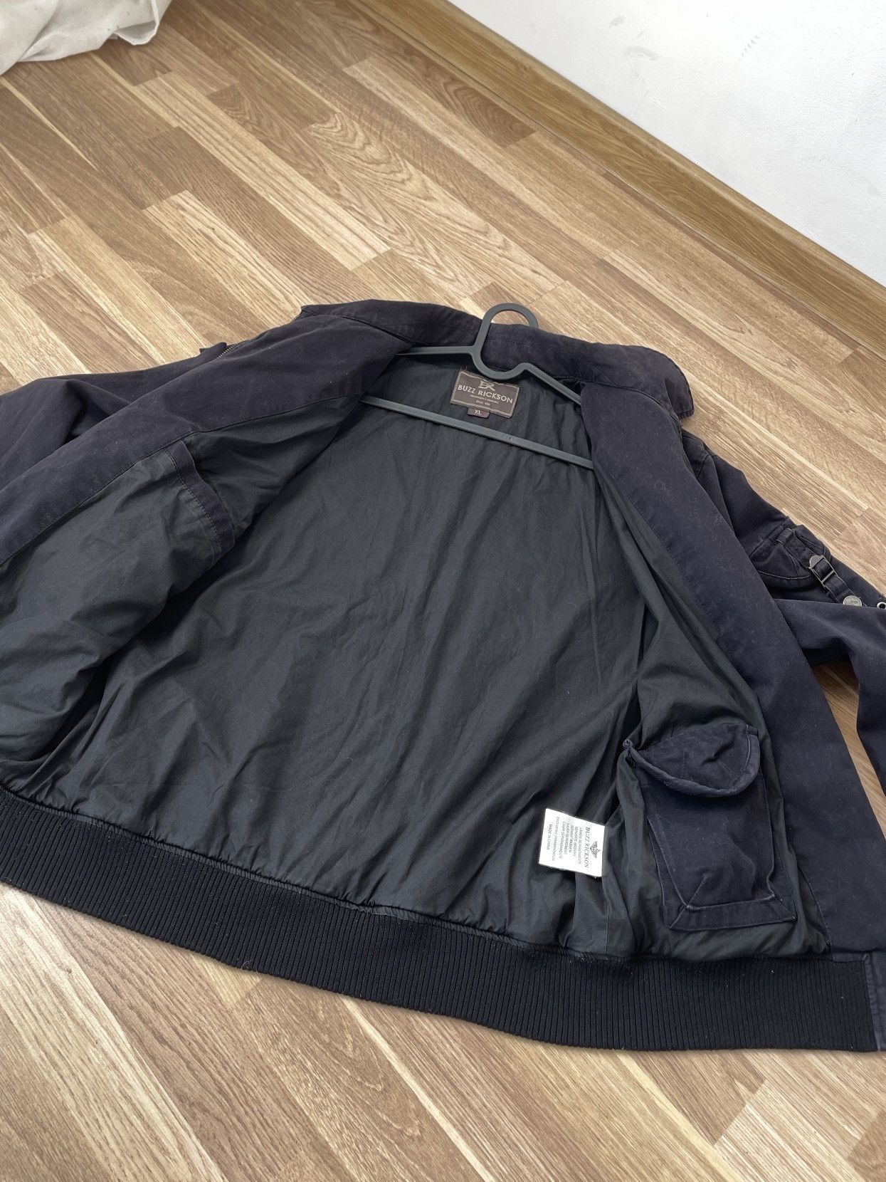Buzz Rickson's Buzz Rickson Men’s Cotton Navy Bomber Jacket Size XL Size XL / US 12-14 / IT 48-50 - 10 Thumbnail
