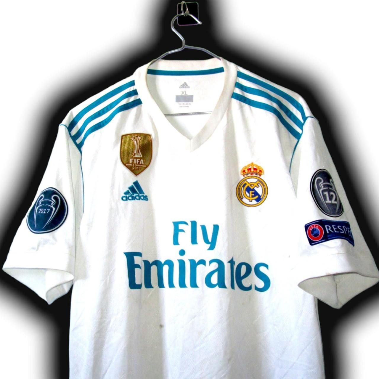 Adidas Real Madrid Spain 2017 2018 Home Shirt Jersey Size US XL / EU 56 / 4 - 4 Thumbnail