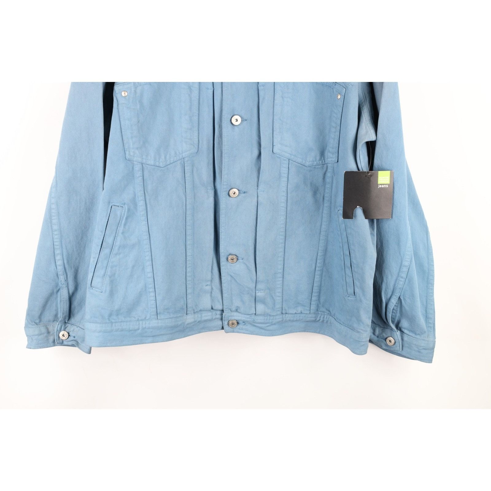 Marithe + Francois Girbaud NOS Vintage 90s Marithe Francois Girbaud Denim Jacket Size US L / EU 52-54 / 3 - 4 Thumbnail