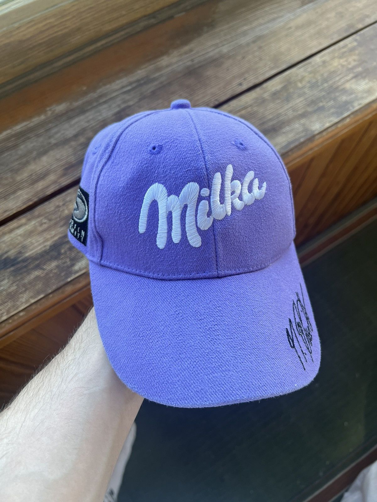 Vintage Vintage Y2K Hat Milka Martin Schmitt Race Cap Size ONE SIZE - 3 Thumbnail