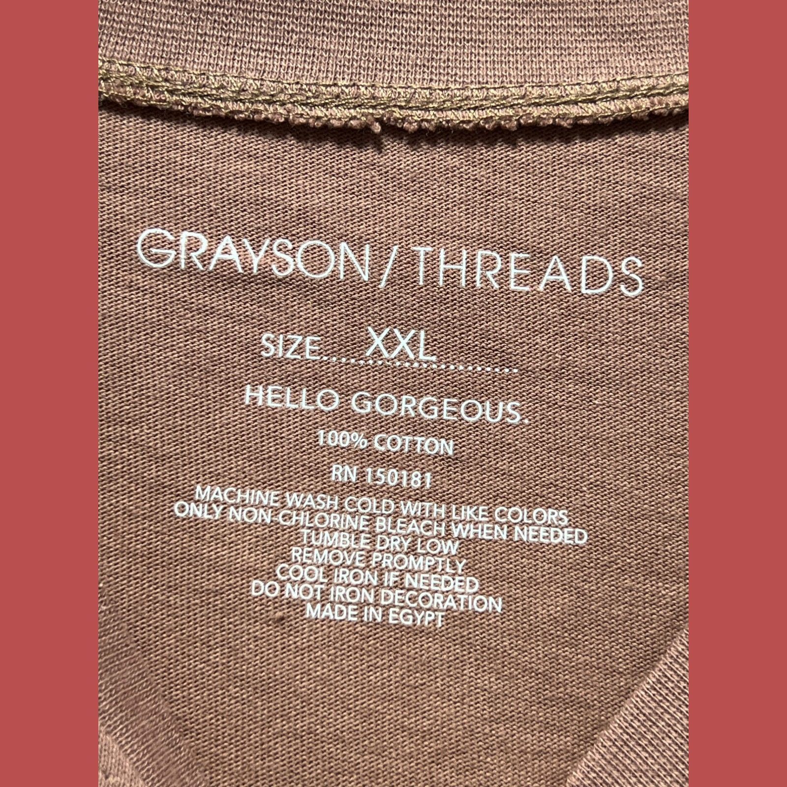 Other Grayson/Threads - Women's Short Sleeve T-shirt - Graphic T-S Size XXL / US 16-18 / IT 52-54 - 8 Thumbnail
