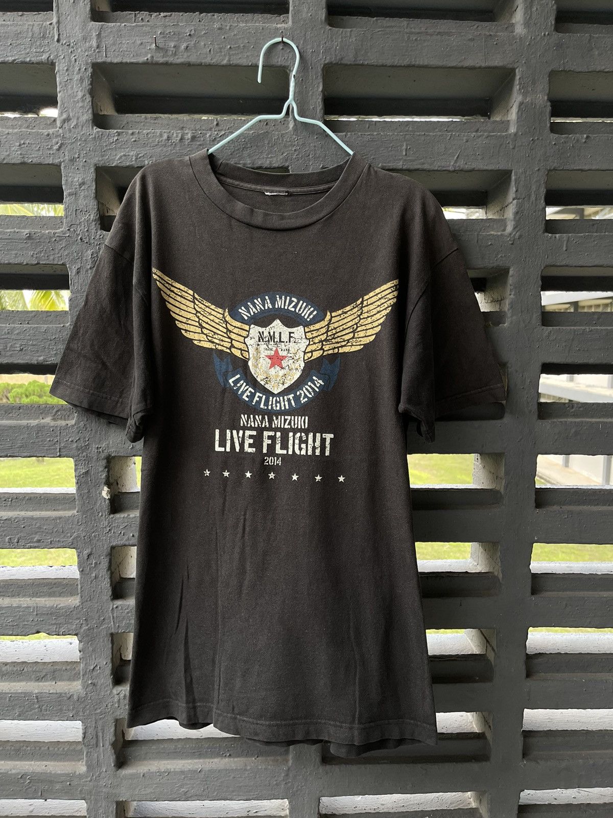 Japanese Brand × Vintage Nana mizuki live flight 2014 t-shirt Size US M / EU 48-50 / 2 - 1 Thumbnail