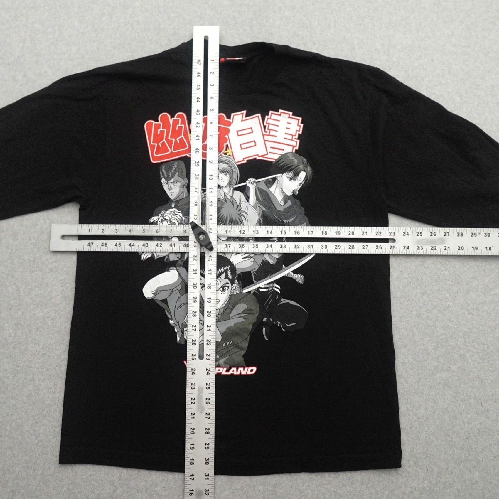 Hypland Hypland Yu Yu Hakusho Adult T-Shirt Long Sleeve Black Large (23X31) Mens Anime Brand: Hypland Yu Yu Hakusho Size US L / EU 52-54 / 3 - 3 Thumbnail